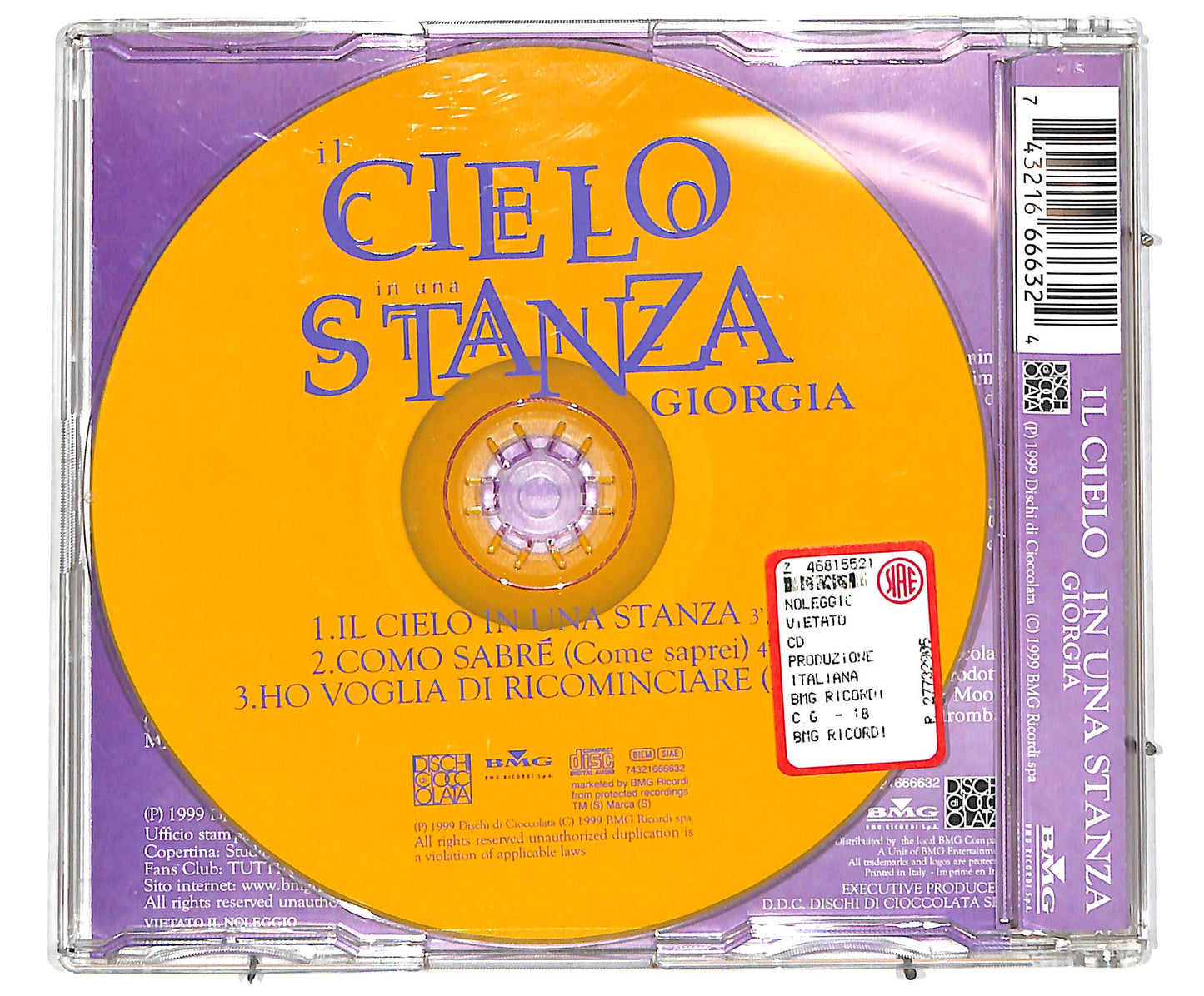 EBOND Giorgia - Il Cielo In Una Stanza CD CD038501