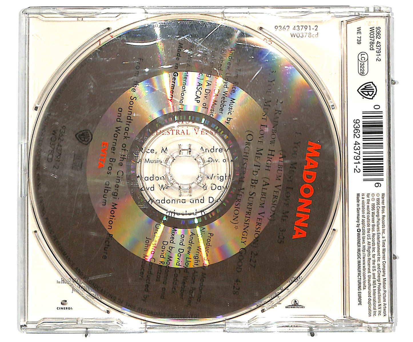 EBOND Madonna - You Must Love Me CD CD038511