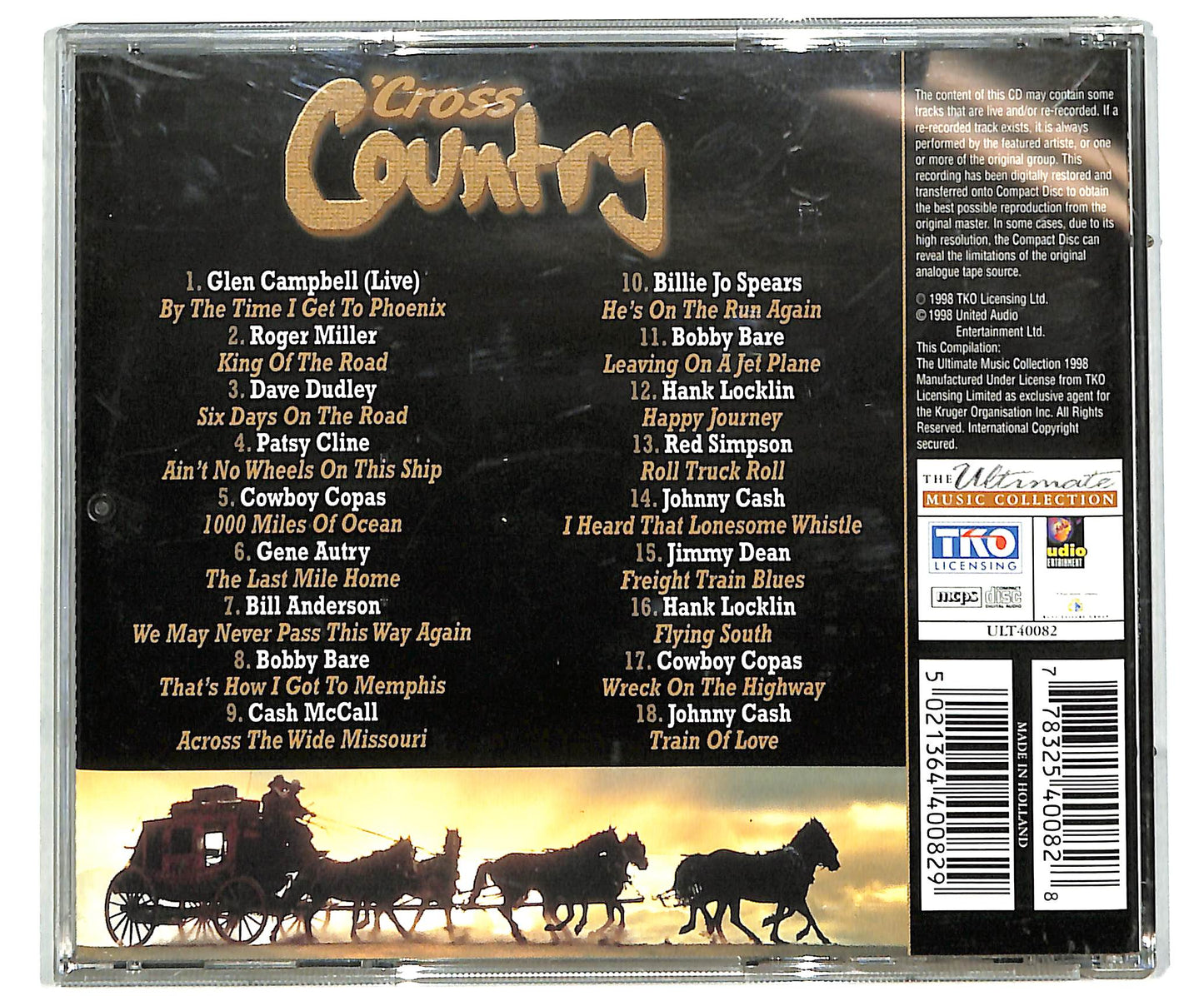 EBOND Cross Country CD CD038553