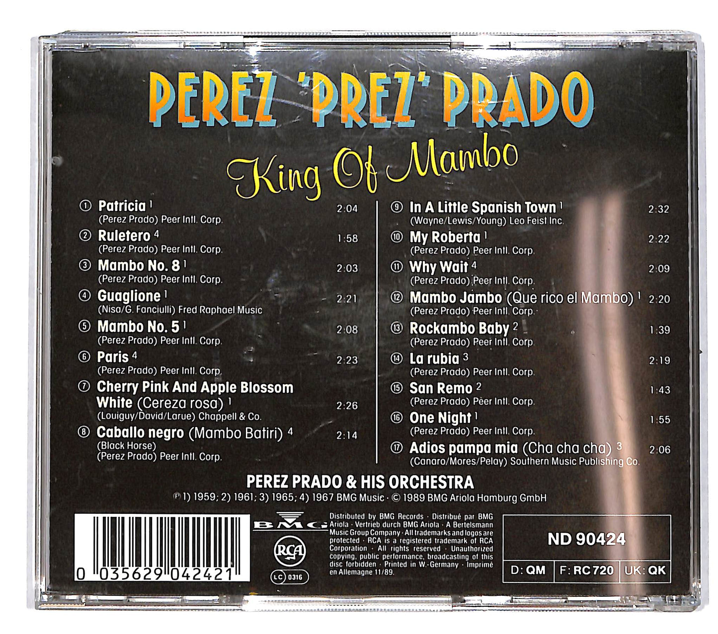 EBOND Perez 'Prez' Prado - King Of Mambo CD CD038615