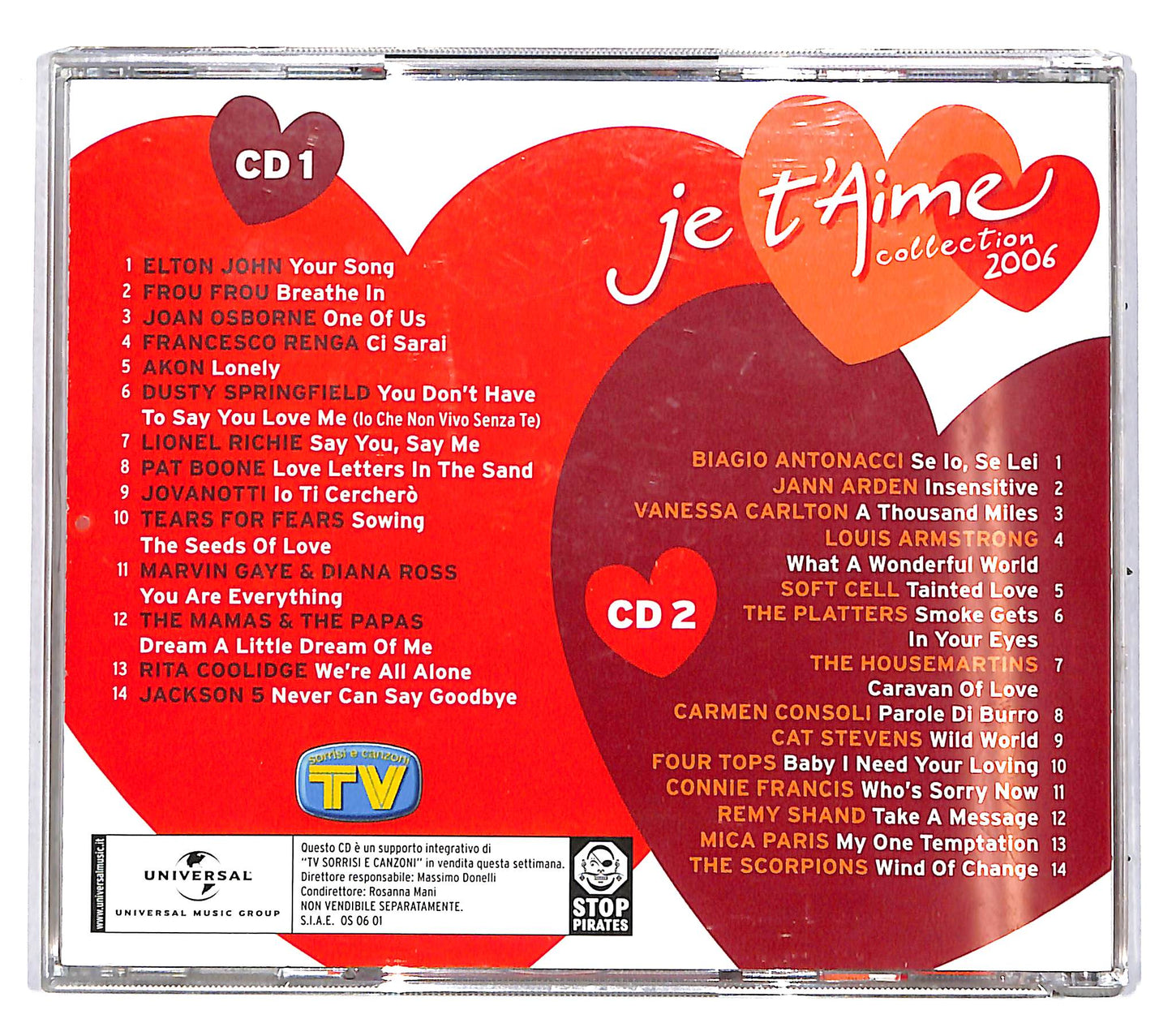 EBOND Various - Je T'Aime Collection 2006 vol.1 EDITORIALE CD CD038655