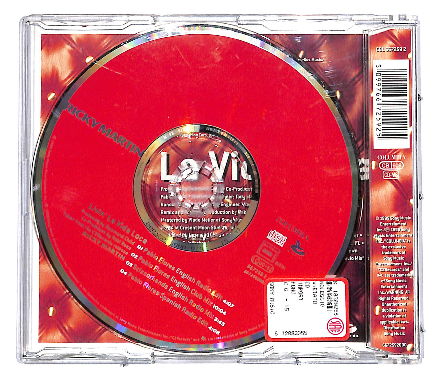 EBOND Ricky Martin - Livin' La Vida Loca CD CD038726
