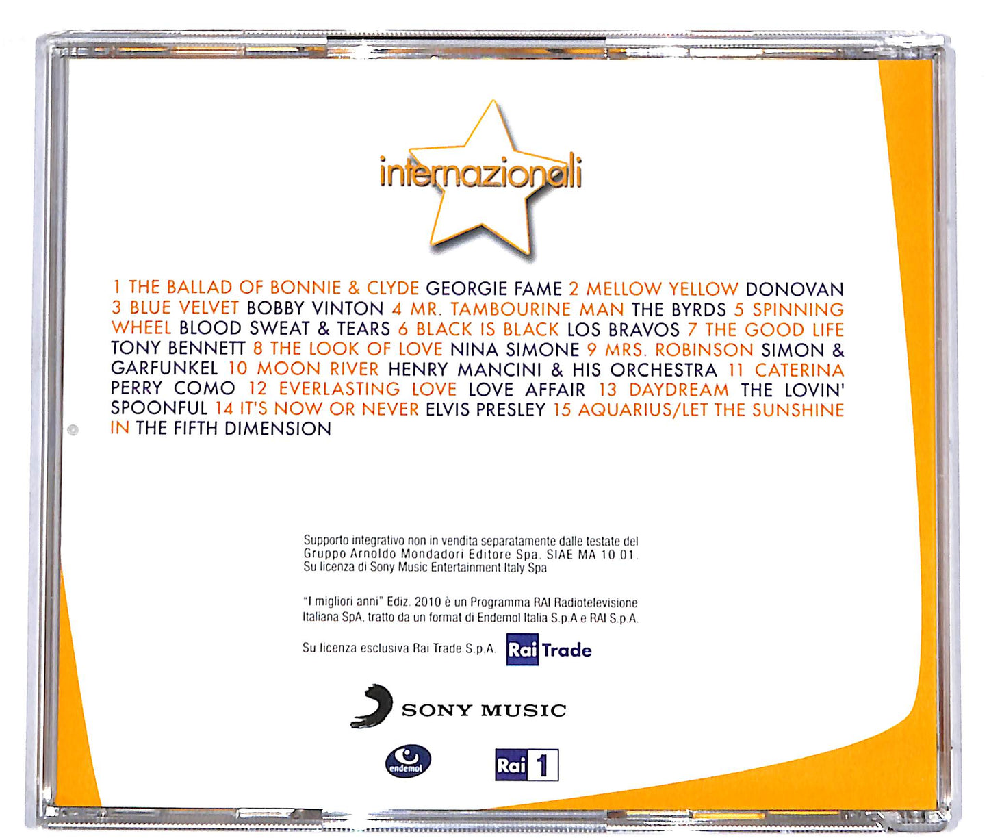 EBOND i migliori anni 60 internazionali - EDITORIALE CD CD038732