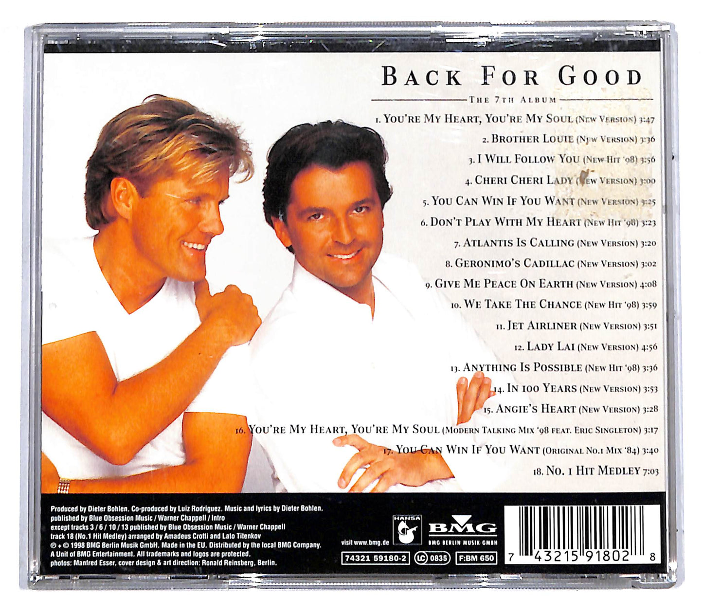 EBOND Modern Talking - Back For Good - The 7th Album CD CD038751