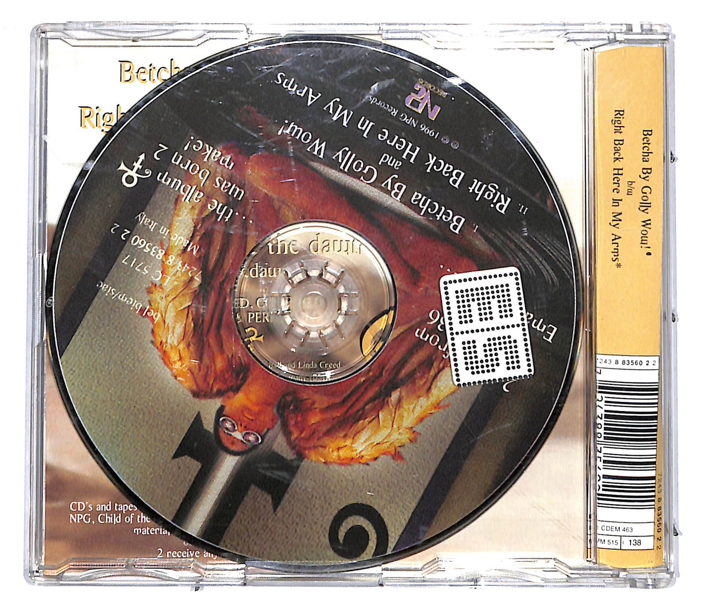 EBOND The Artist (Formerly Known As Prince) - Betcha By Golly Wow! / Right Back Here In My Arms CD CD038756