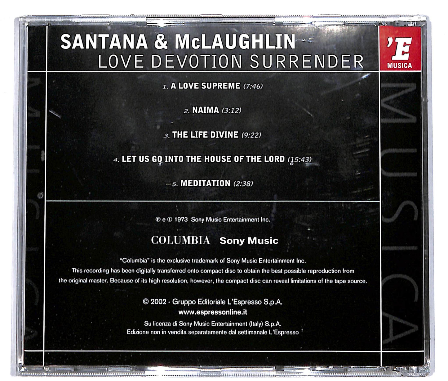 EBOND Love Devotion Surrender - EDITORIALE CD CD038759