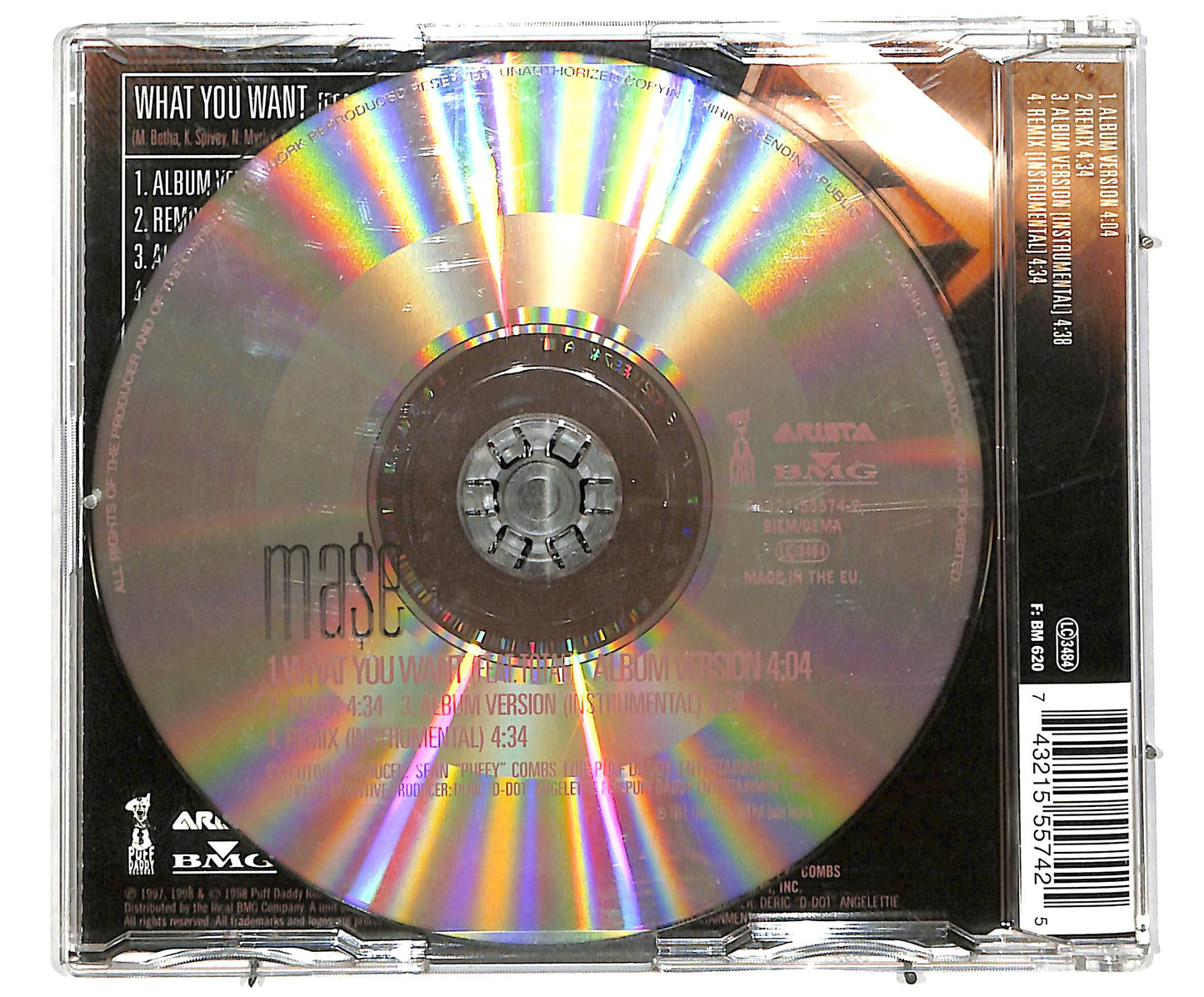 EBOND Mase Featuring Total - What You Want CD CD038821