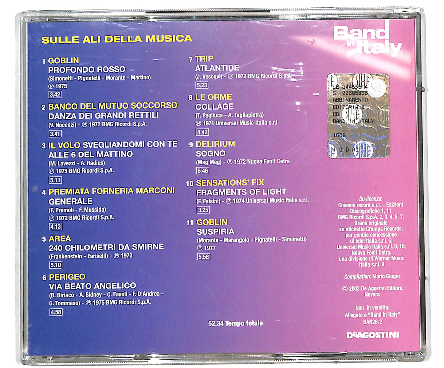 EBOND Sulle Ali Della Musica EDITORIALE CD CD038840