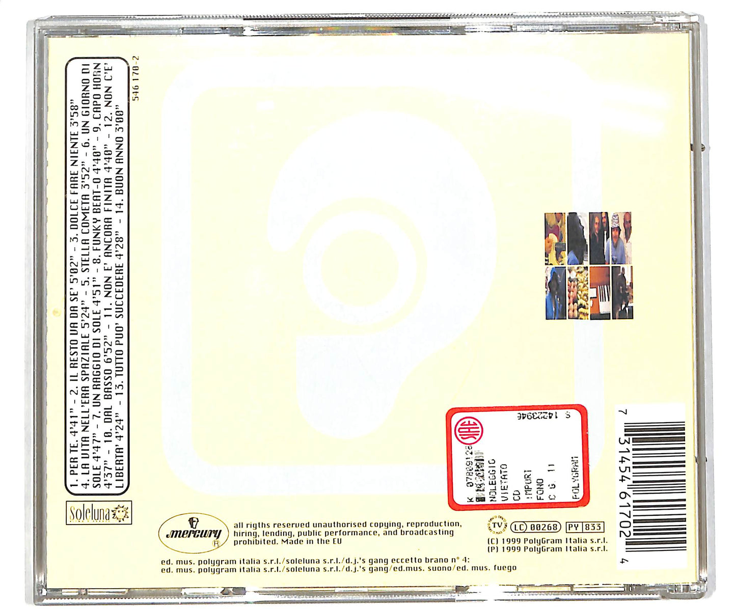 EBOND Jovanotti - Lorenzo 1999 Capo Horn CD CD038868