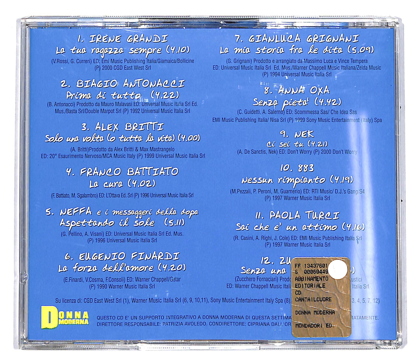 EBOND Various - Canta Il Cuore Vol. 1 EDITORIALE CD CD038907