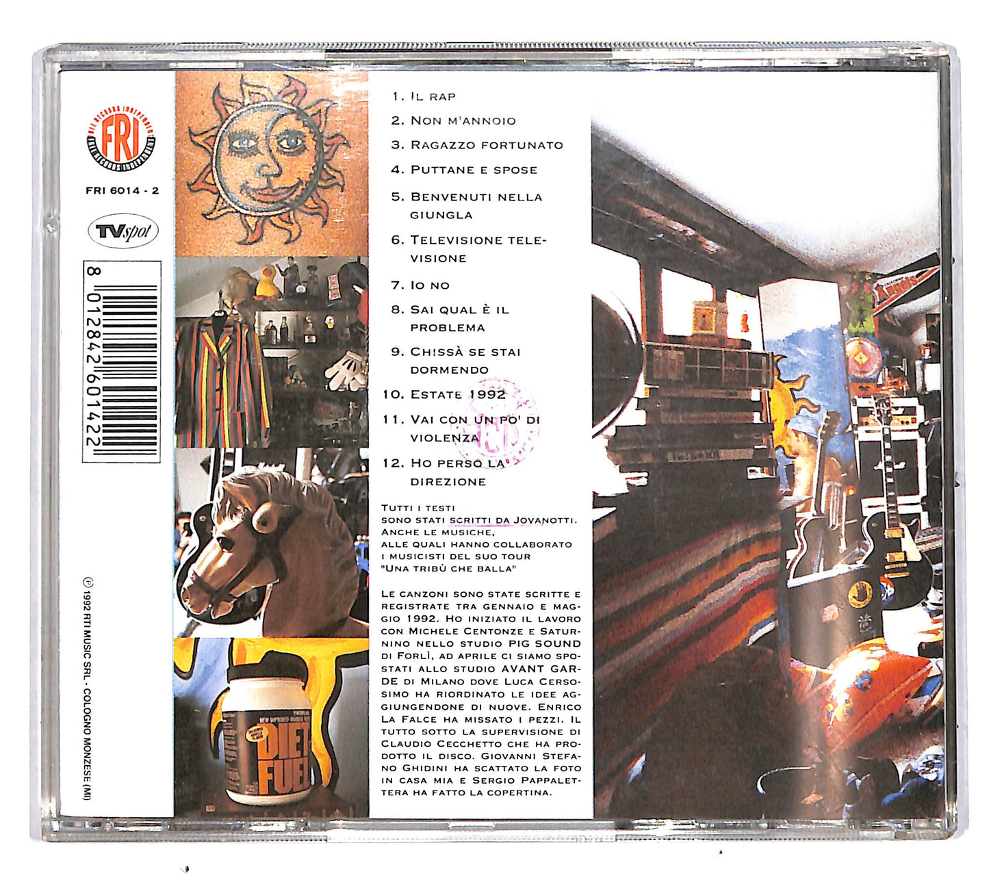 EBOND Jovanotti - Lorenzo 1992 CD CD038954