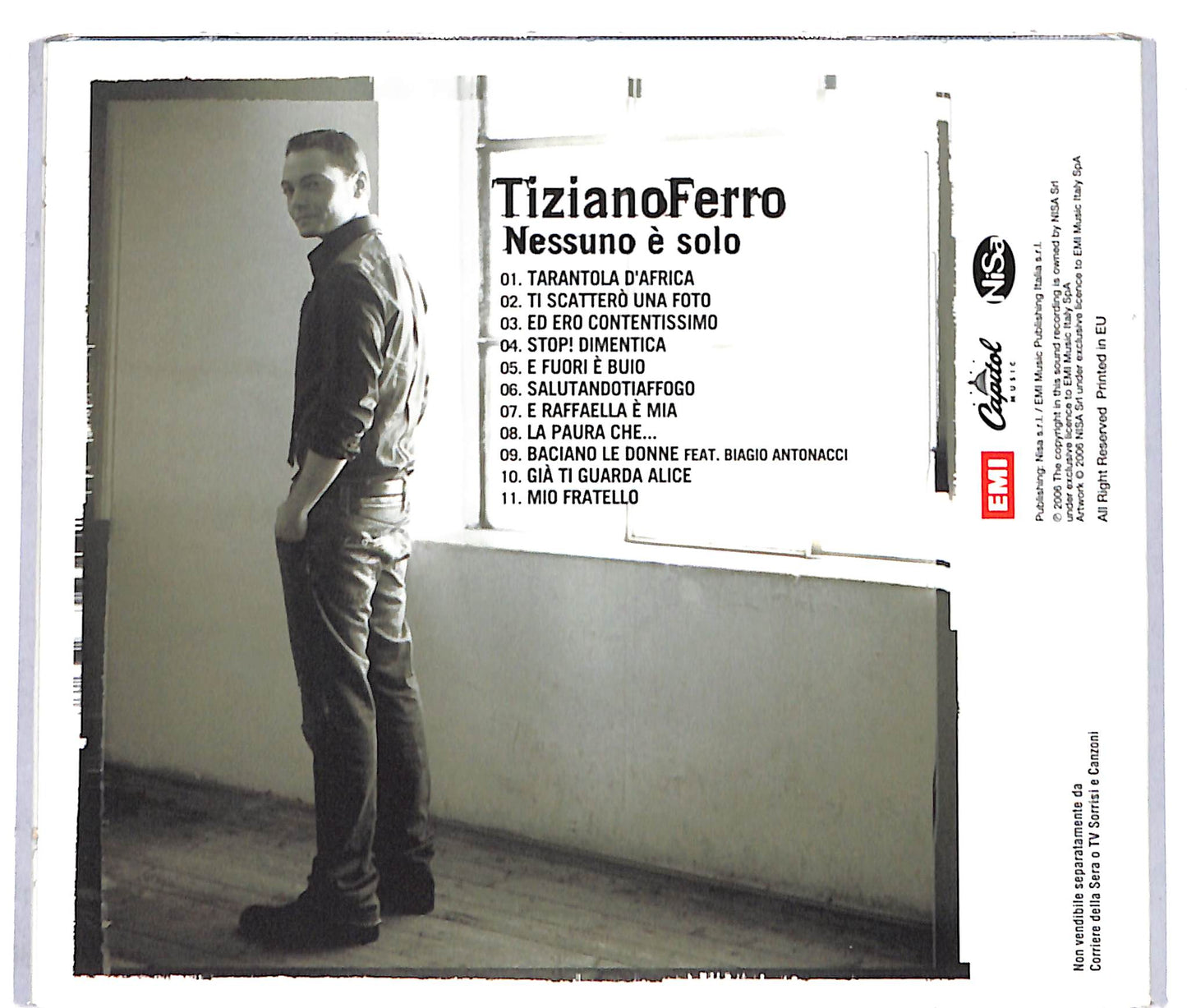 EBOND Tiziano Ferro - Nessuno E Solo - EDITORIALE CD CD039017
