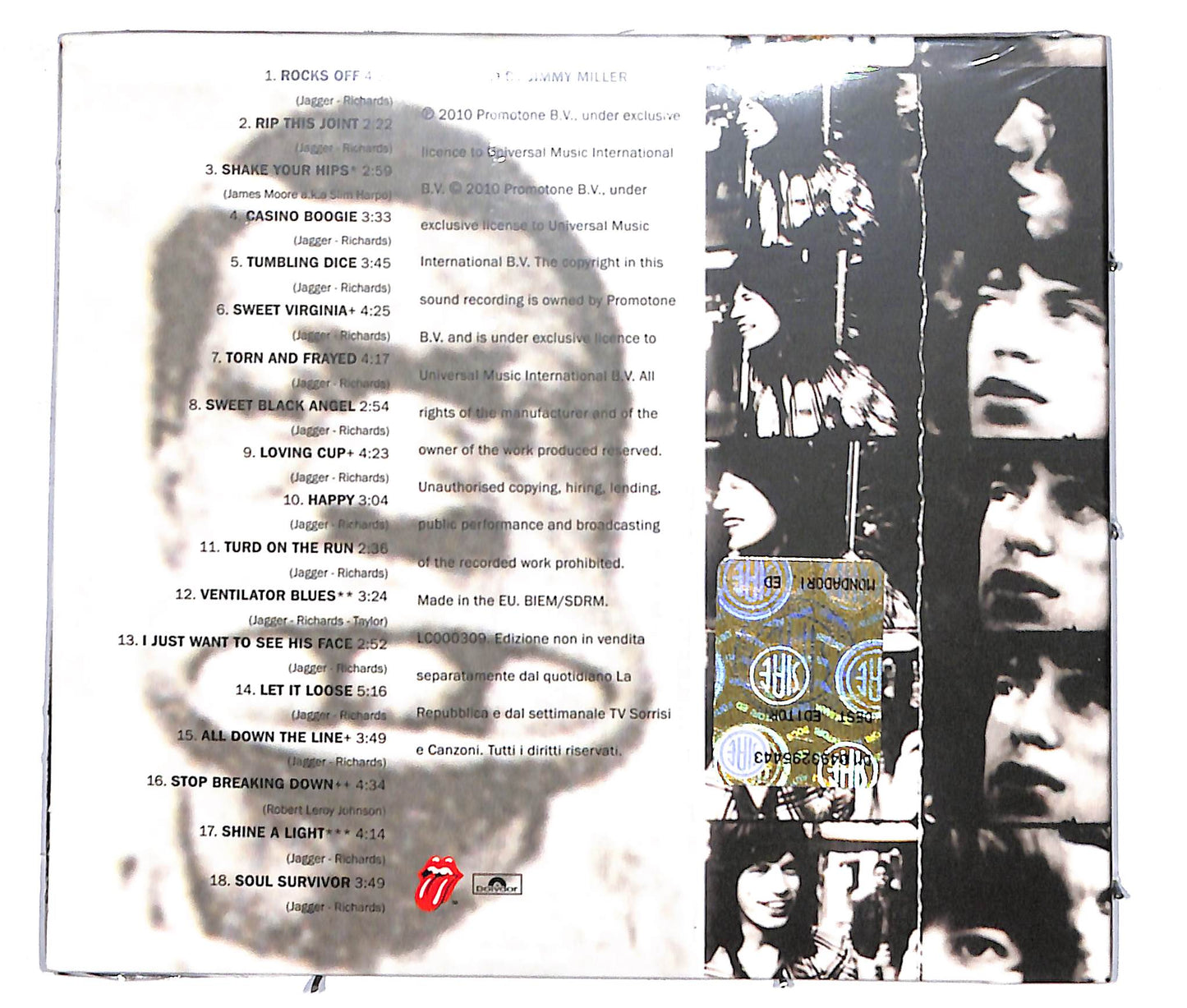 EBOND Rolling Stones - Exile On Main St. - EDITORIALE CD CD039021
