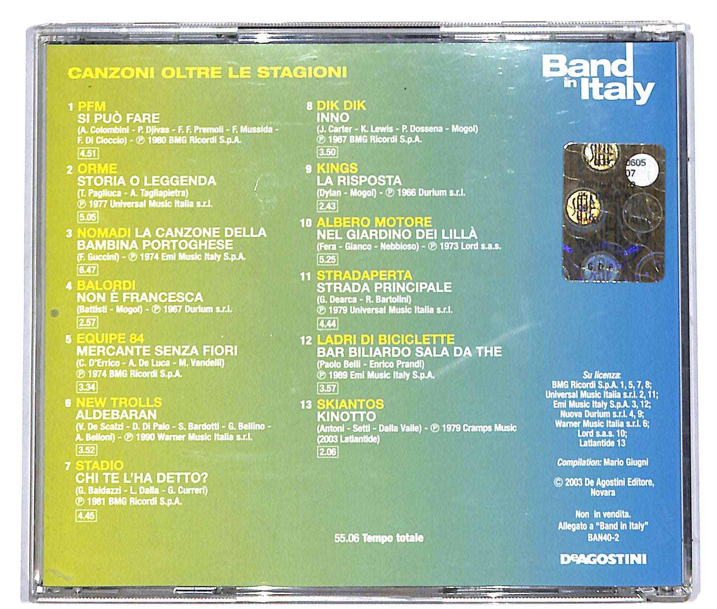 EBOND Canzoni Oltre Le Stagioni - EDITORIALE CD CD039027