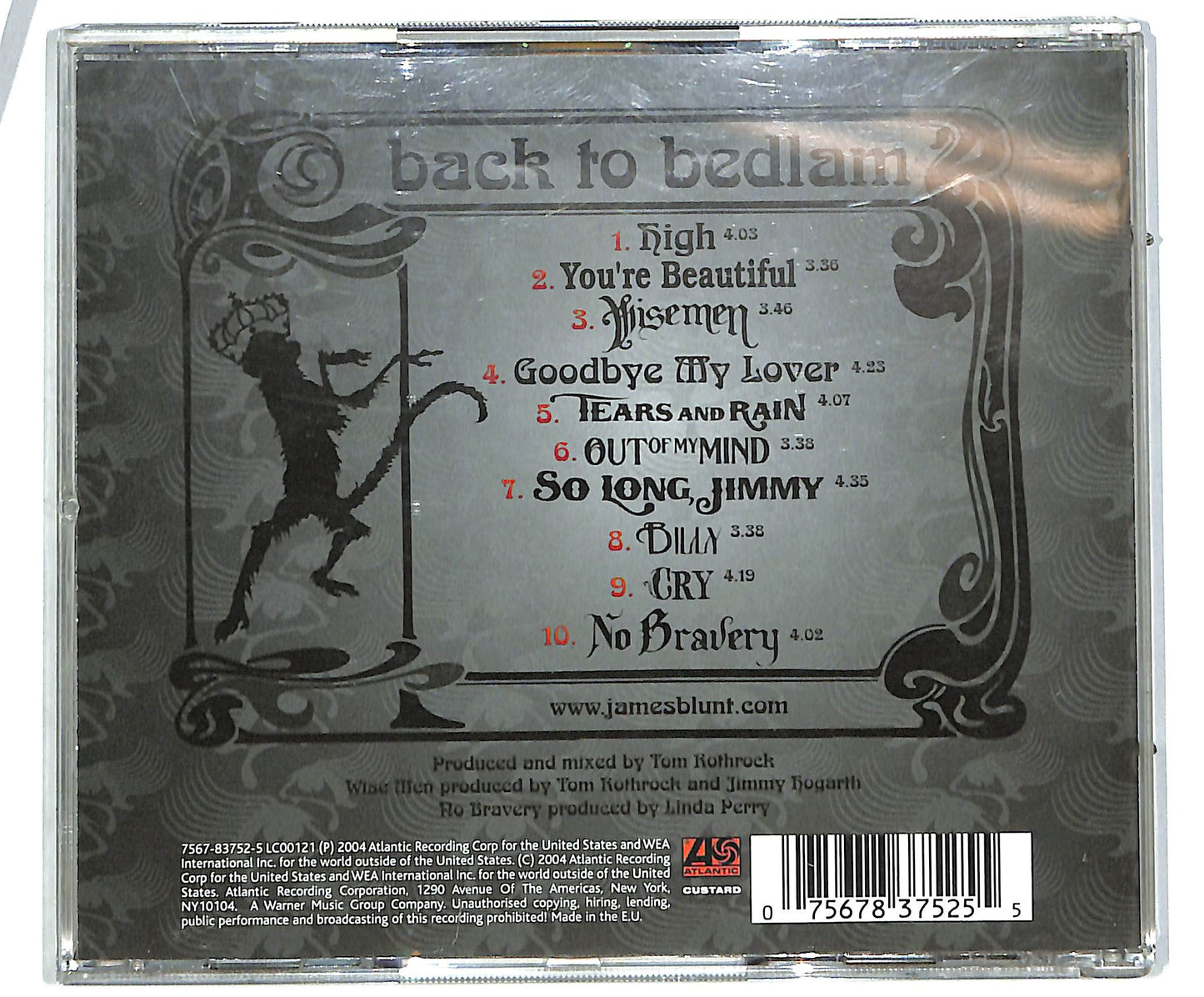 EBOND James Blunt - Back To Bedlam CD CD039132