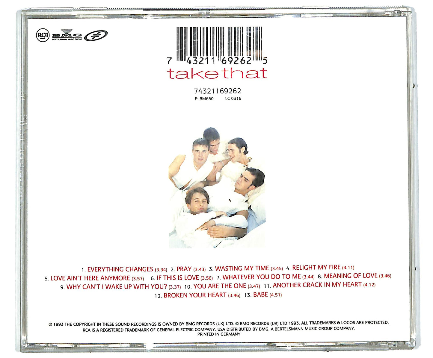 EBOND Take That - Everything Changes CD CD039147