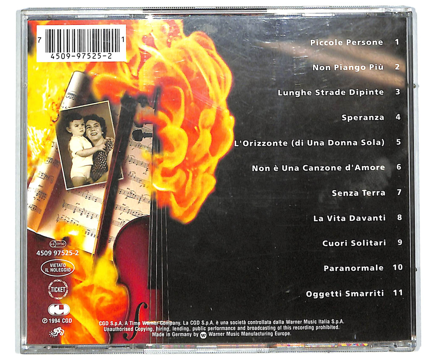 EBOND Enrico Ruggeri - Oggetti Smarriti CD CD039161