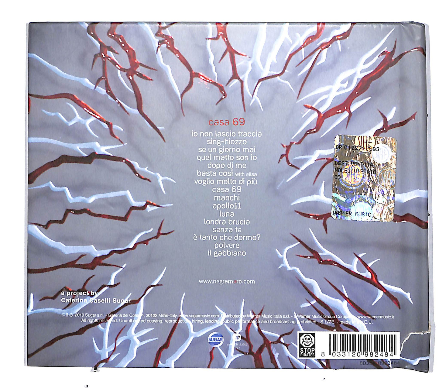 EBOND Negramaro - Casa 69 Digibook CD CD039225