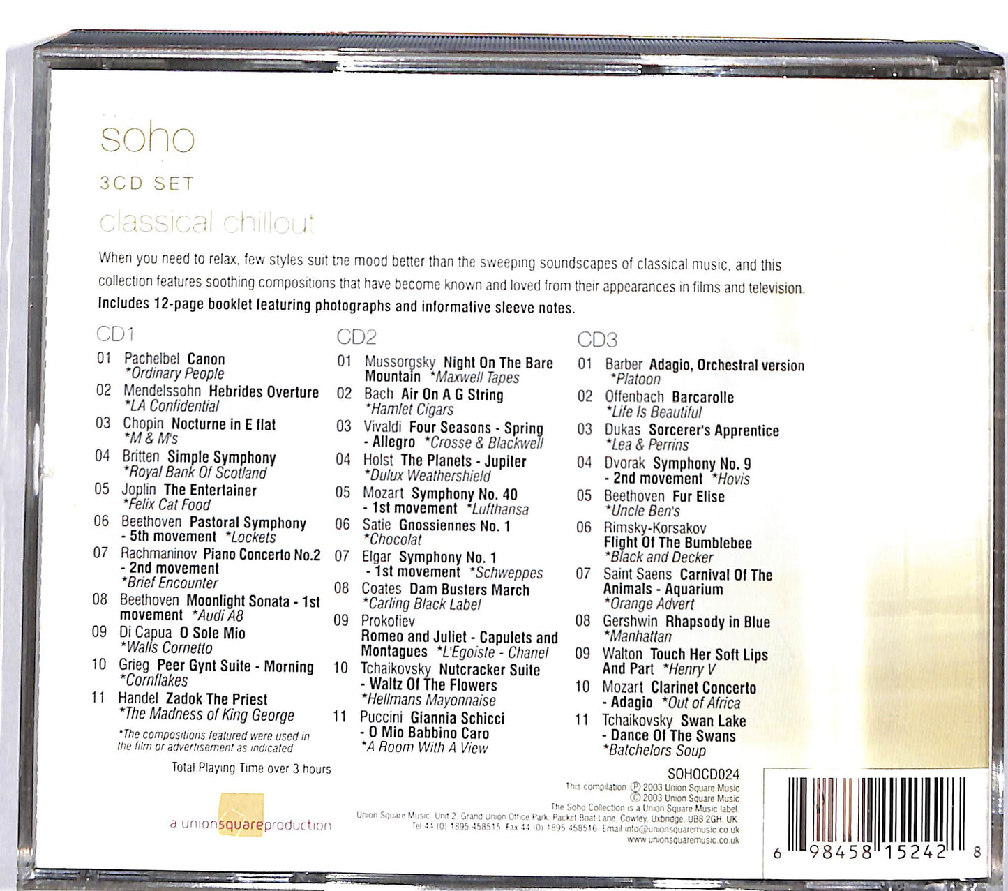 EBOND Various - Classical Chillout CD CD039239