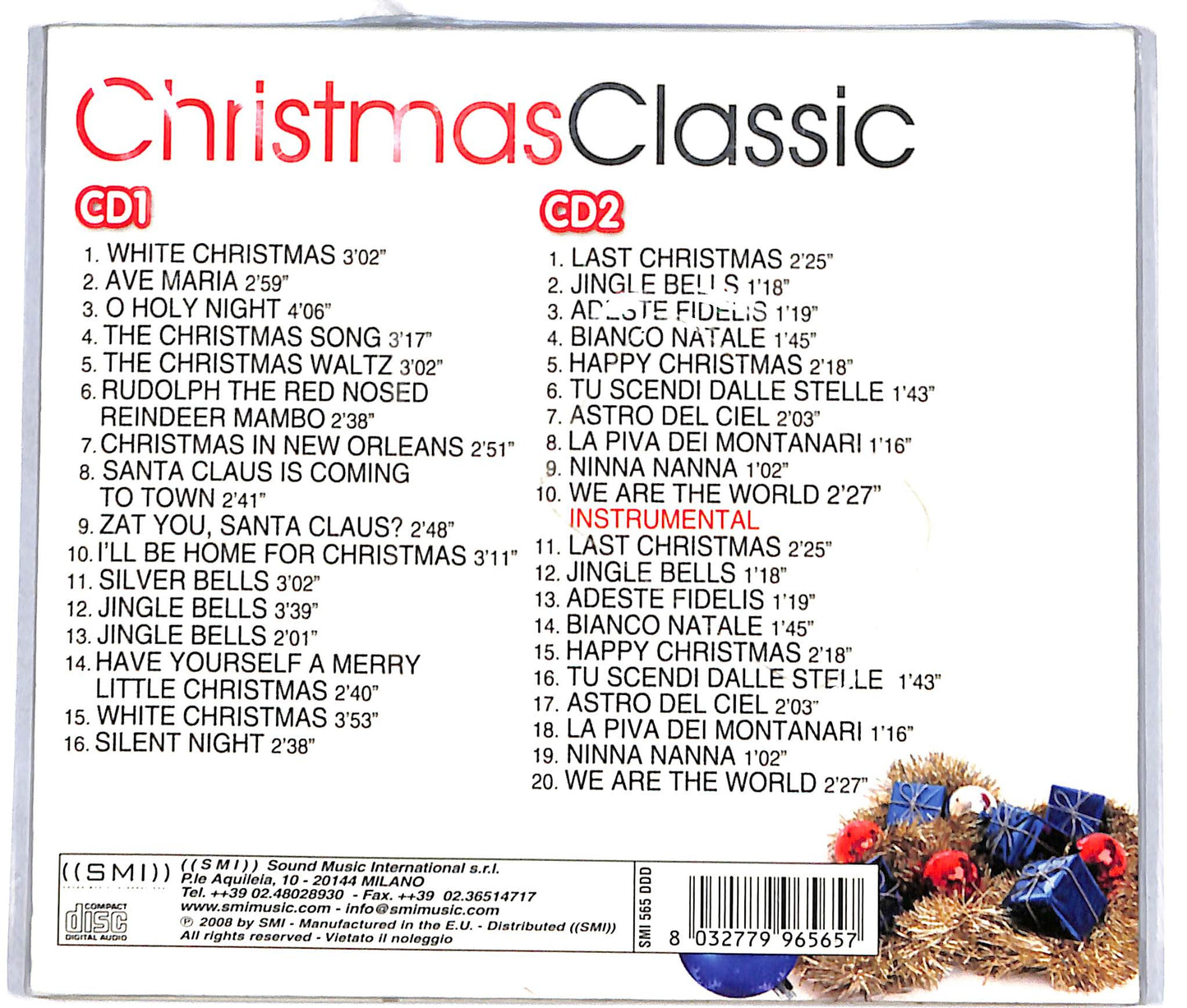 EBOND christmas classic - 2CD CD039304
