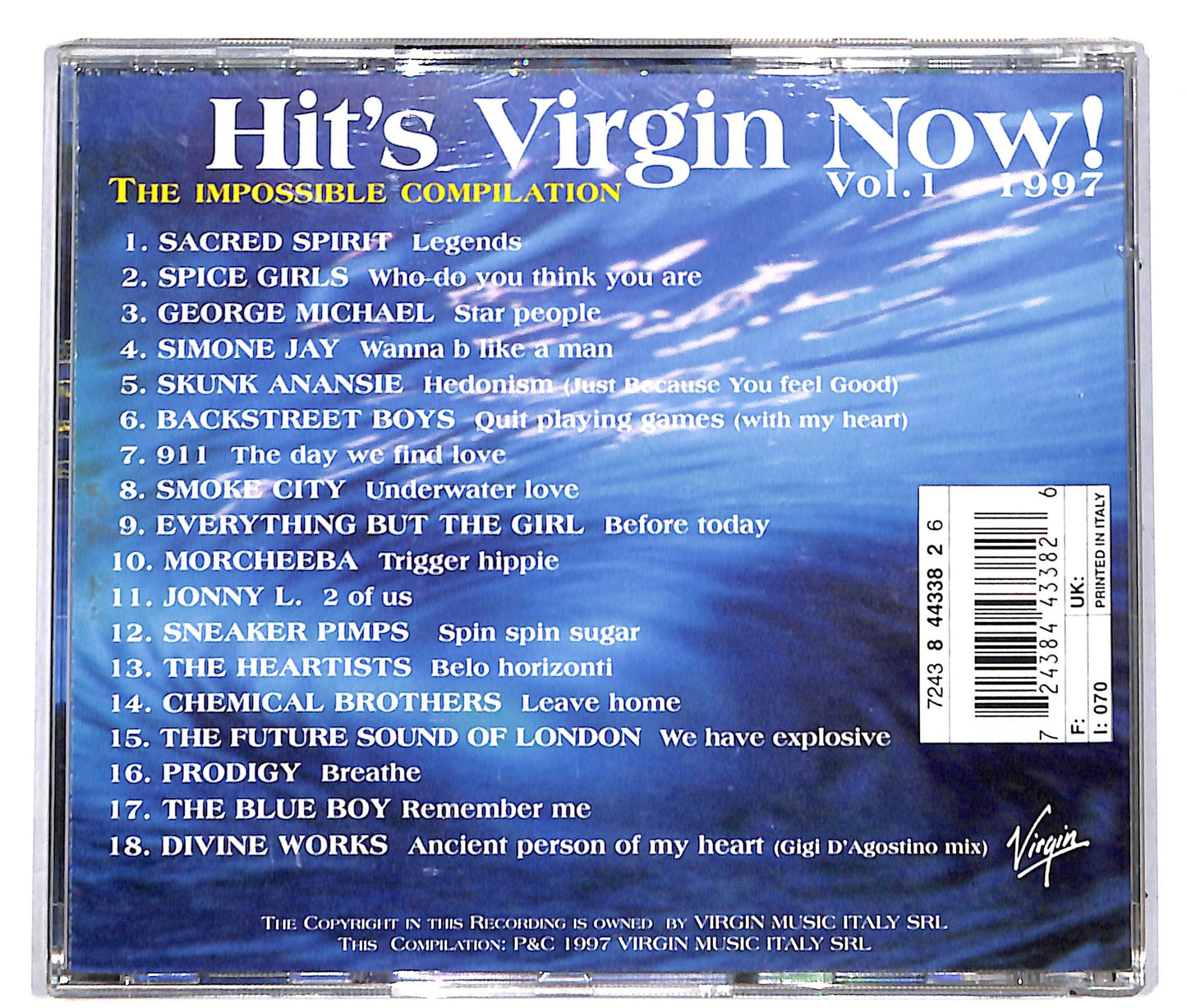 EBOND Hit's Virgin Now ! Vol.1 1997 - The Impossible Compilation CD CD039332