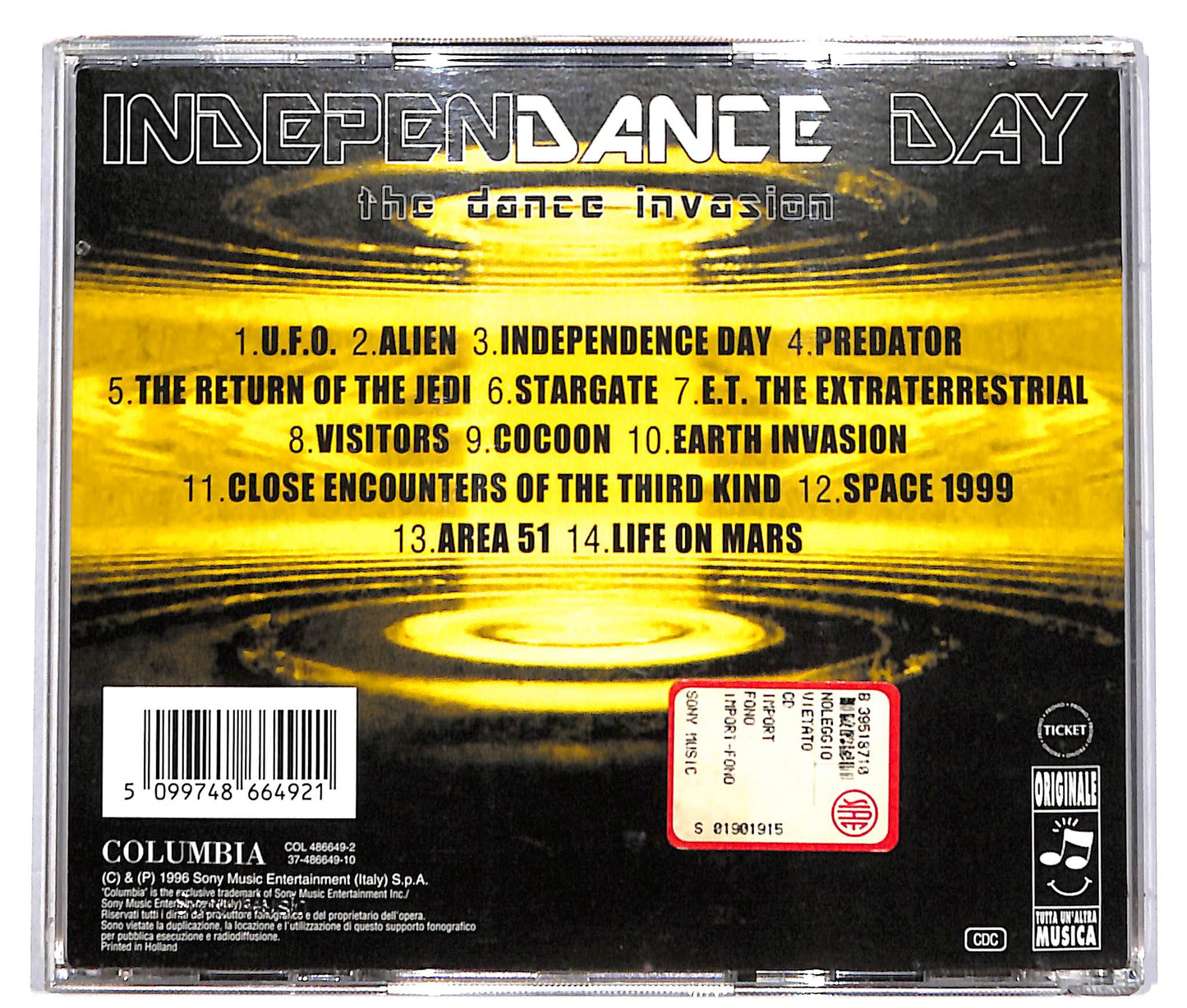 EBOND Independance Day - The Dance Invasion CD CD039355