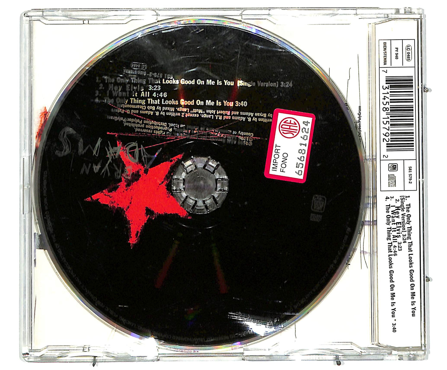 EBOND Bryan Adams - The Only Thing That Looks Good On Me Is You CD CD039411