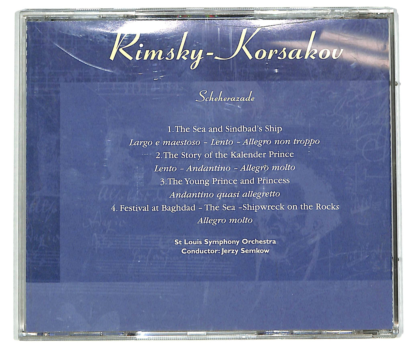 EBOND Rimsky-Korsakov - Scheherazade EDITORIALE CD CD039425