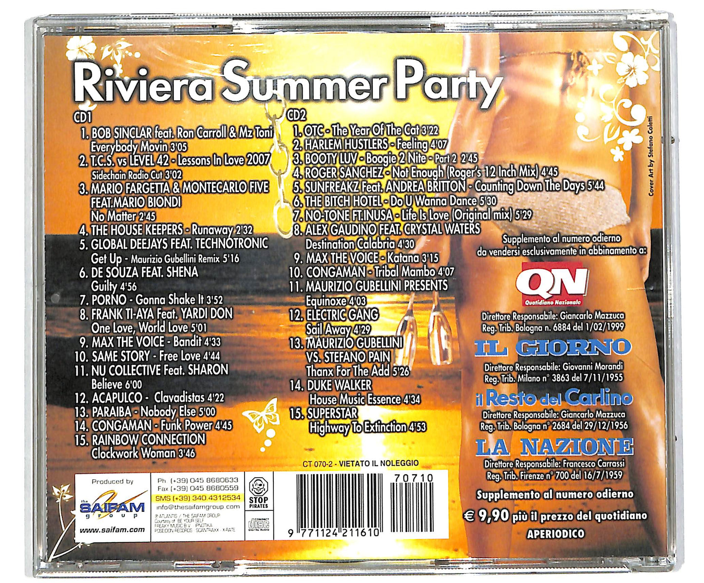 EBOND Riviera Summer Party 2CD EDITORIALE CD039457