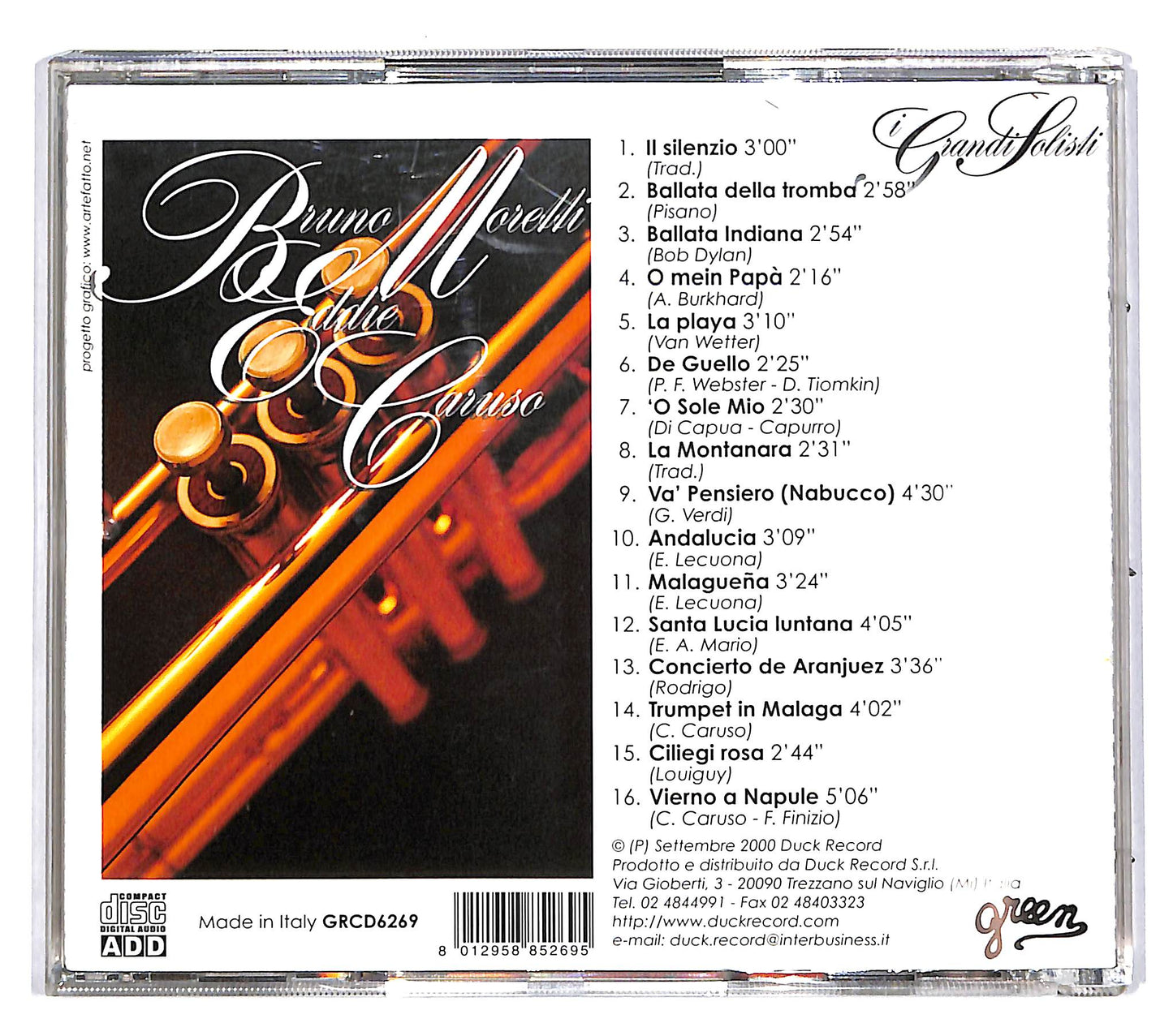 EBOND I Grandi Solisti - Bruno Moretti - Eddi Caruso CD CD039510