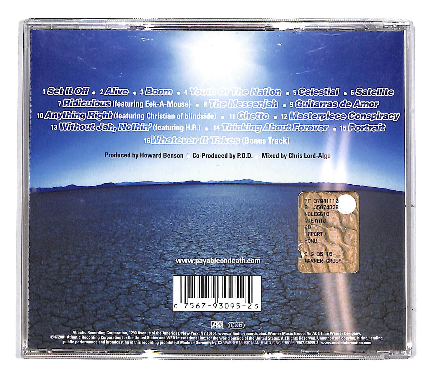 EBOND P.O.D. - Satellite CD CD039534