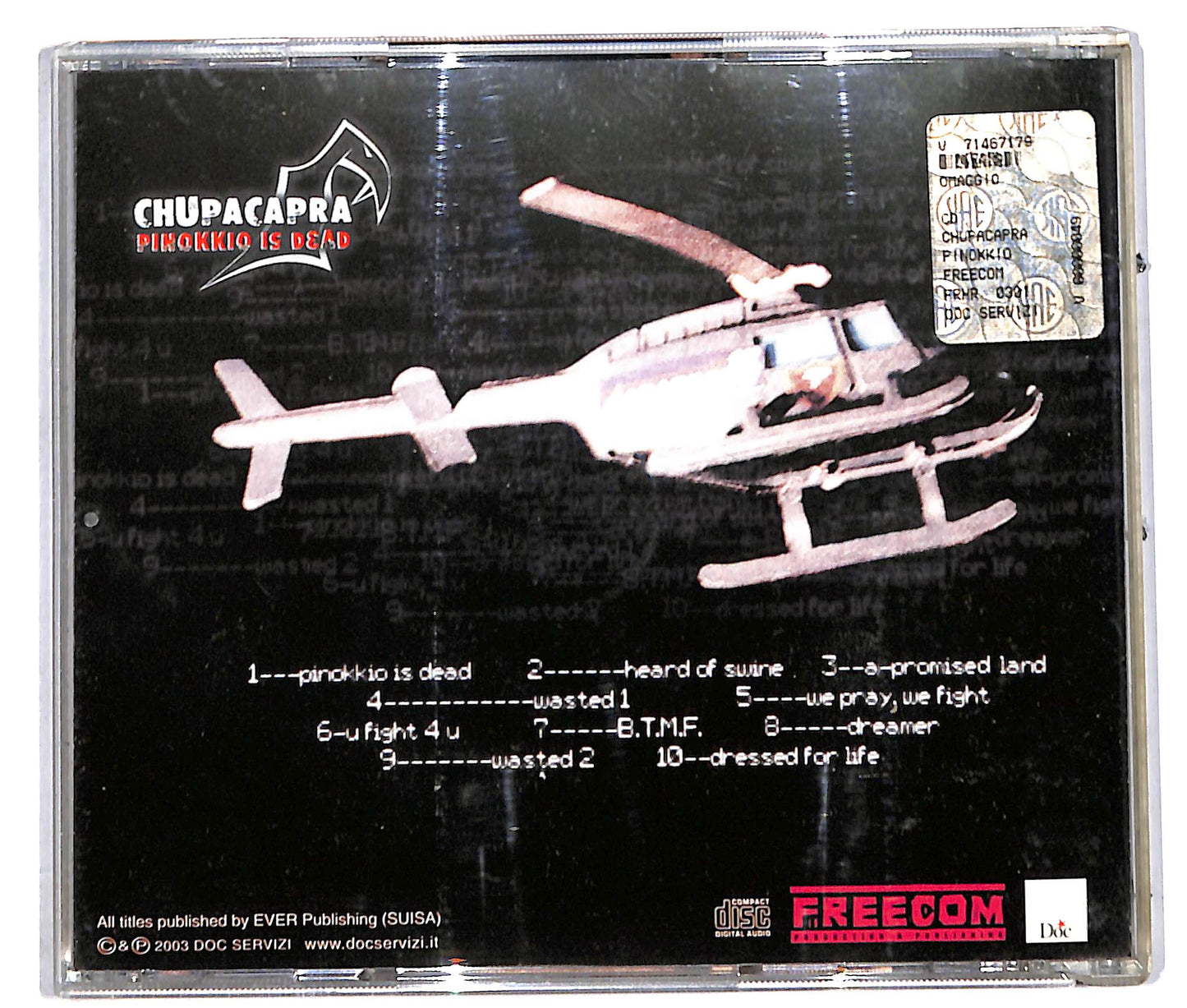 EBOND Chupacapra - Pinokkio Is Dead CD CD039604