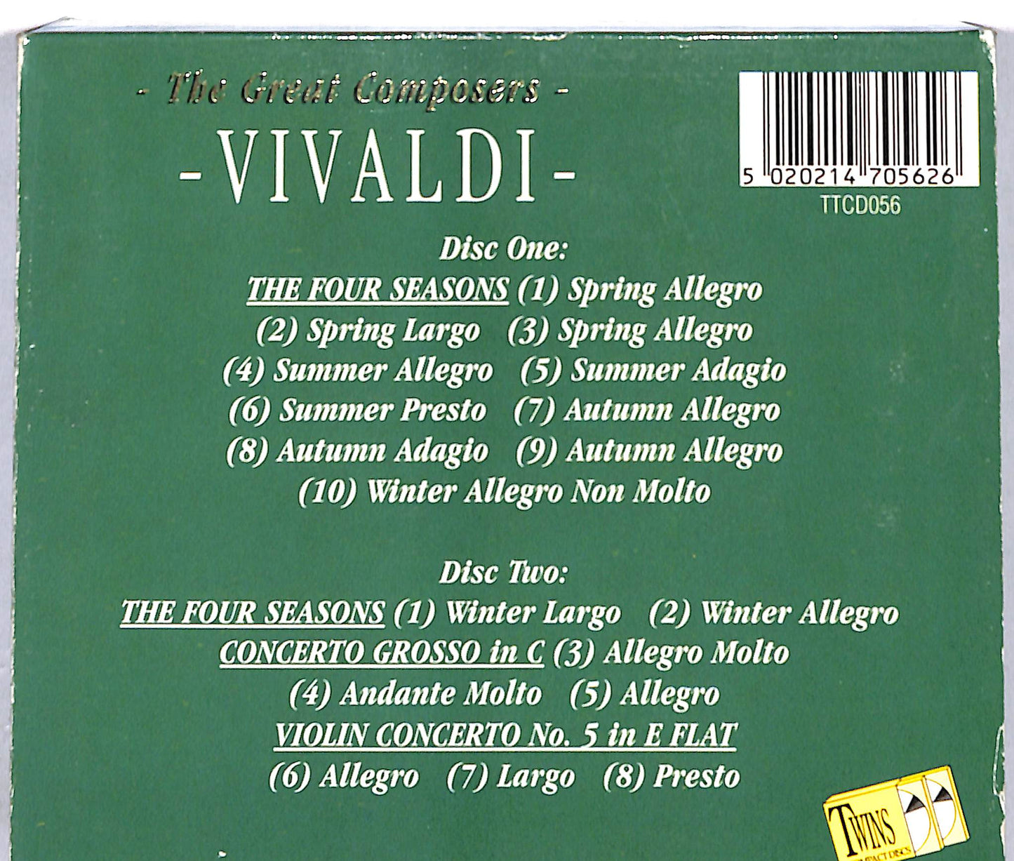 EBOND the great composers - Vivaldi CD CD039616