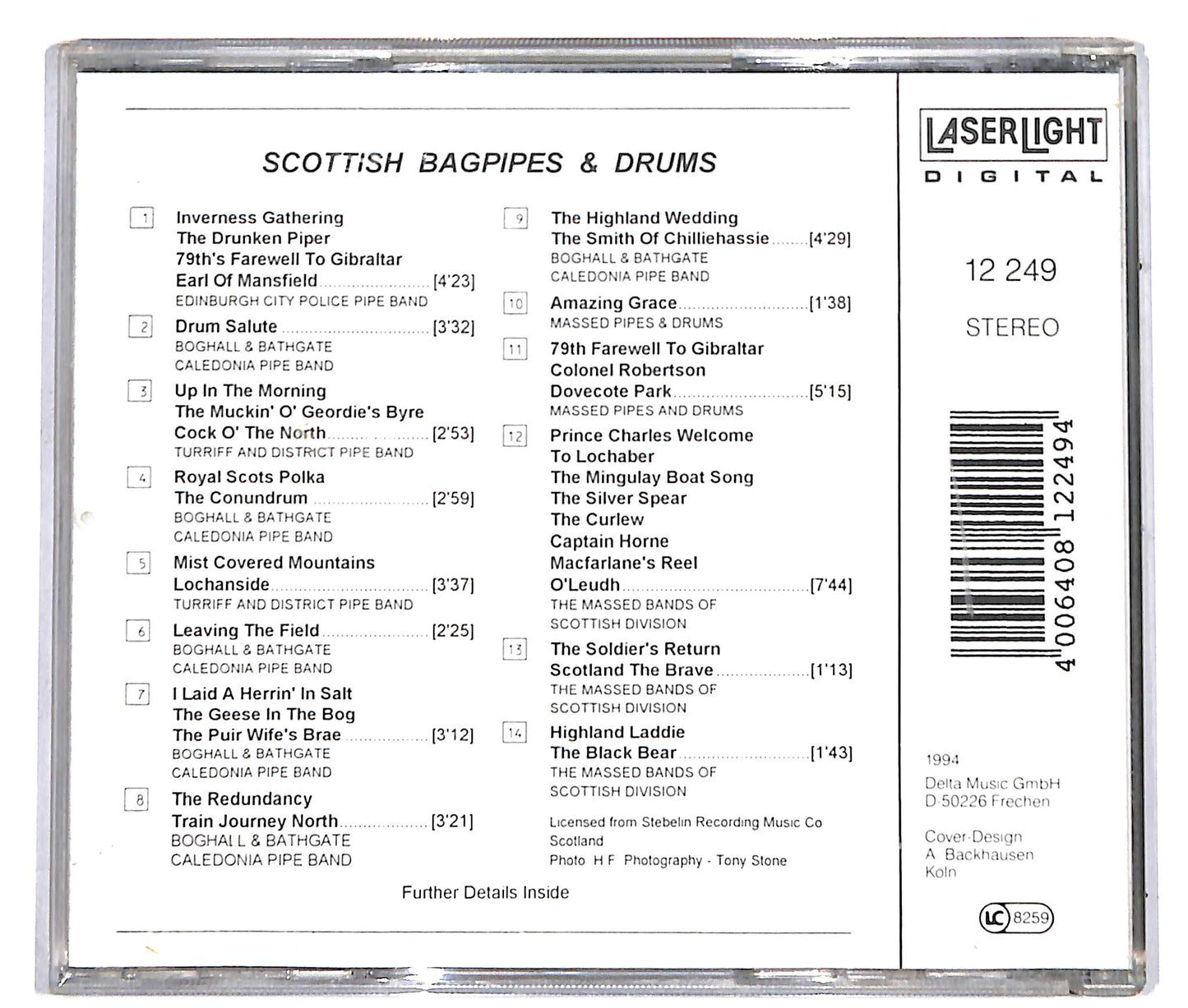 EBOND Scottish Bagpipes & Drums CD CD039617