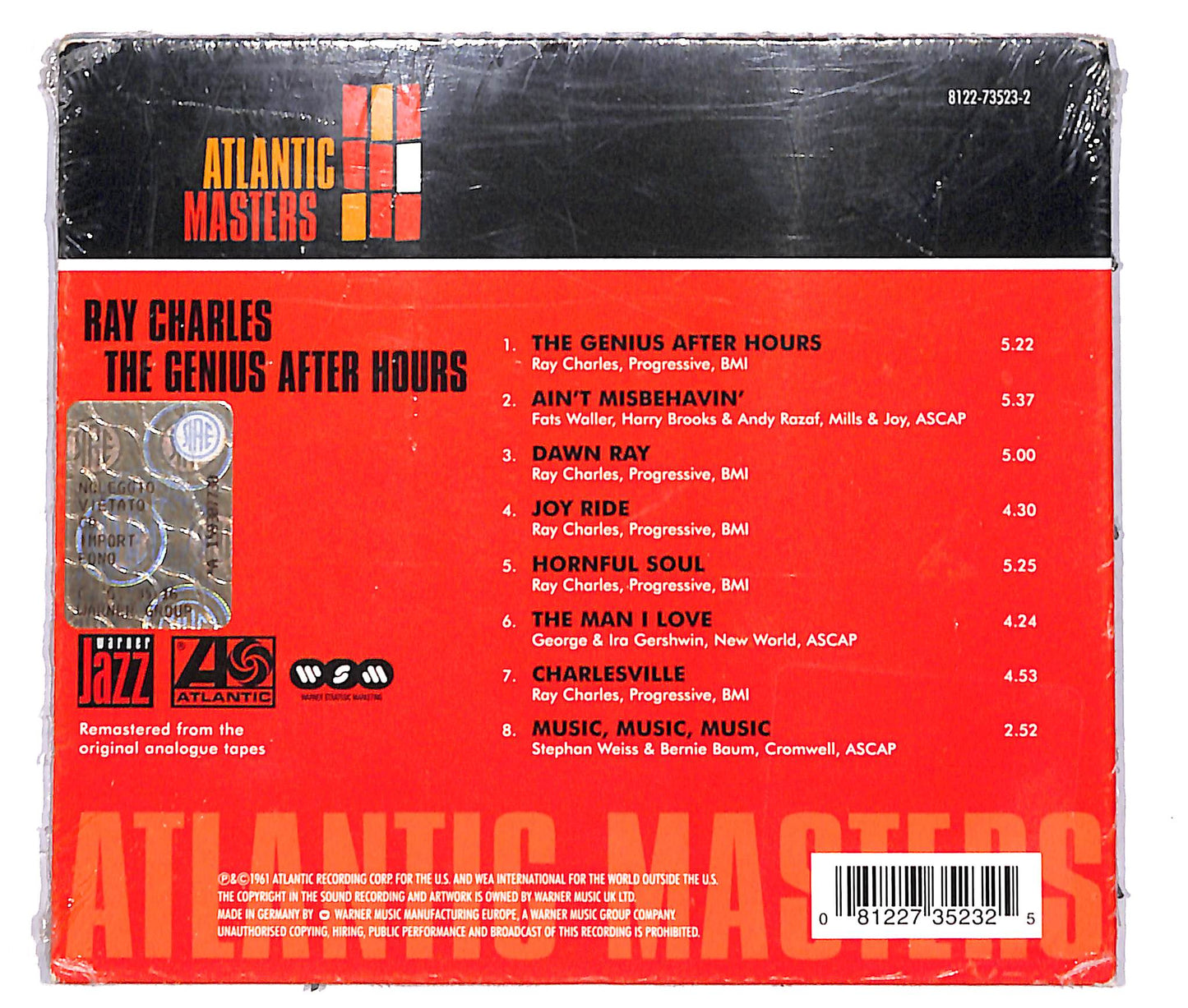 EBOND Ray Charles - The Genius After Hours CD CD039809