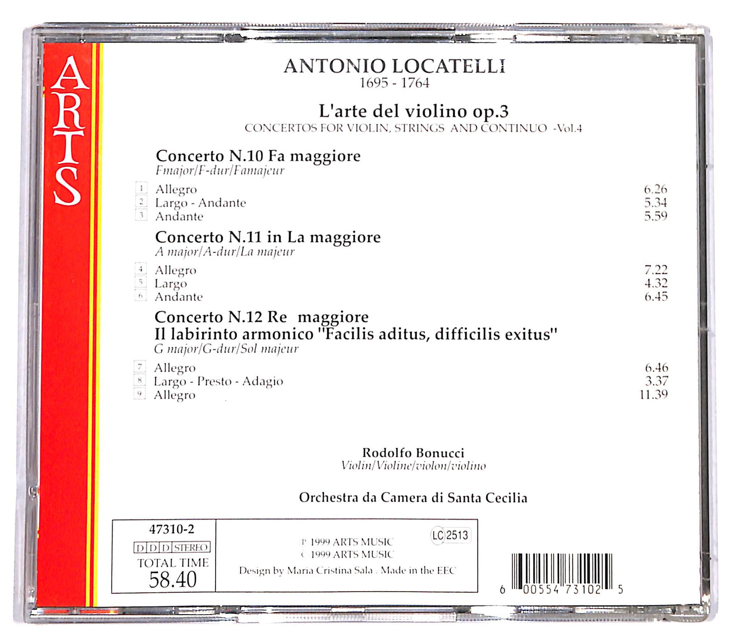 EBOND orchestra da camera di santa cecilia - vol. 4 CD CD039820