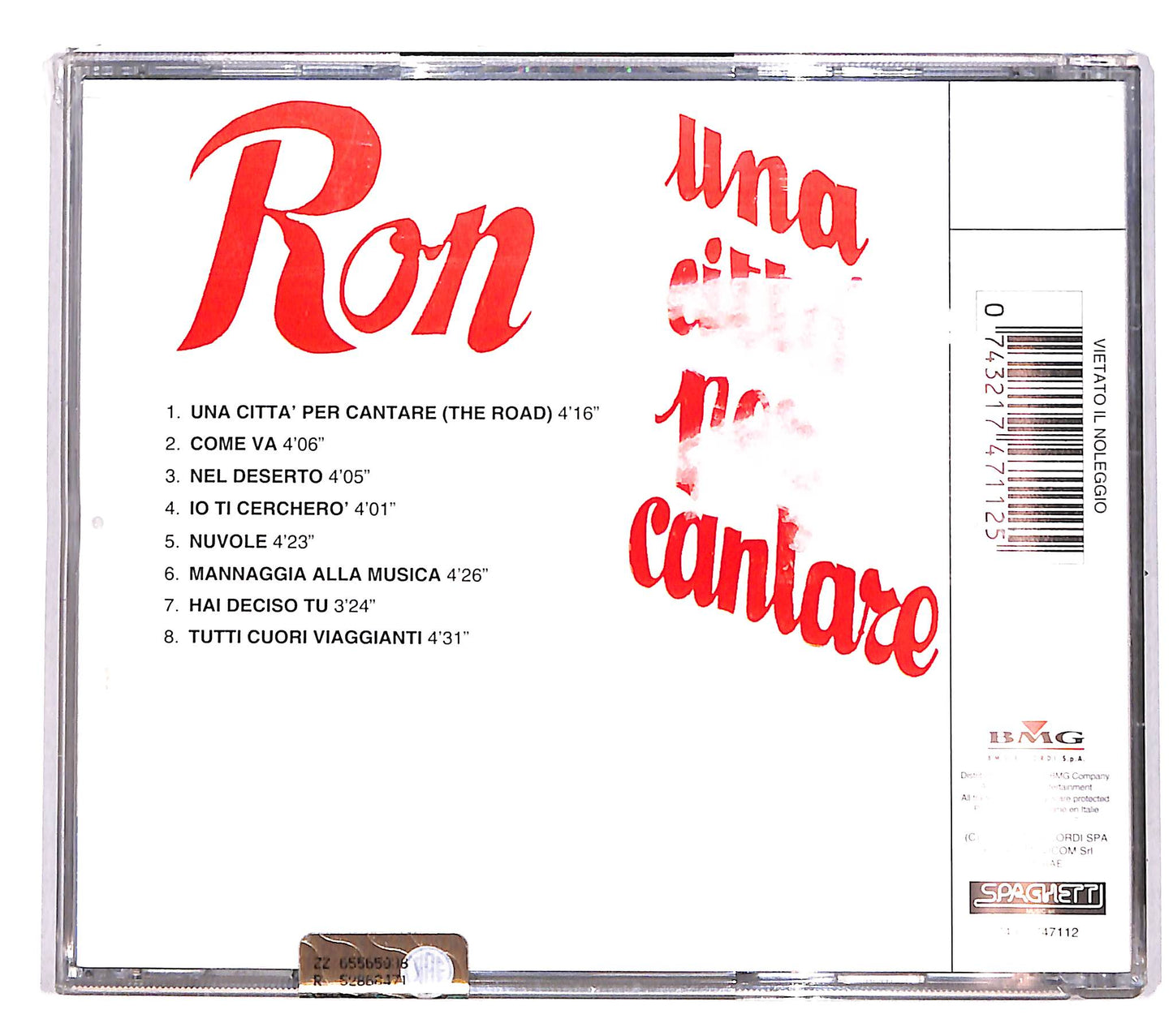 EBOND Ron - Una Citta Per Cantare CD CD039910