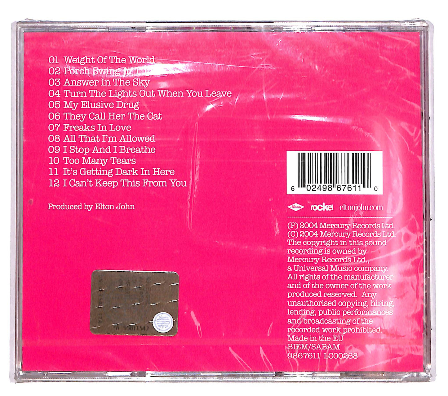 EBOND Elton John - Peachtree Road CD CD039938