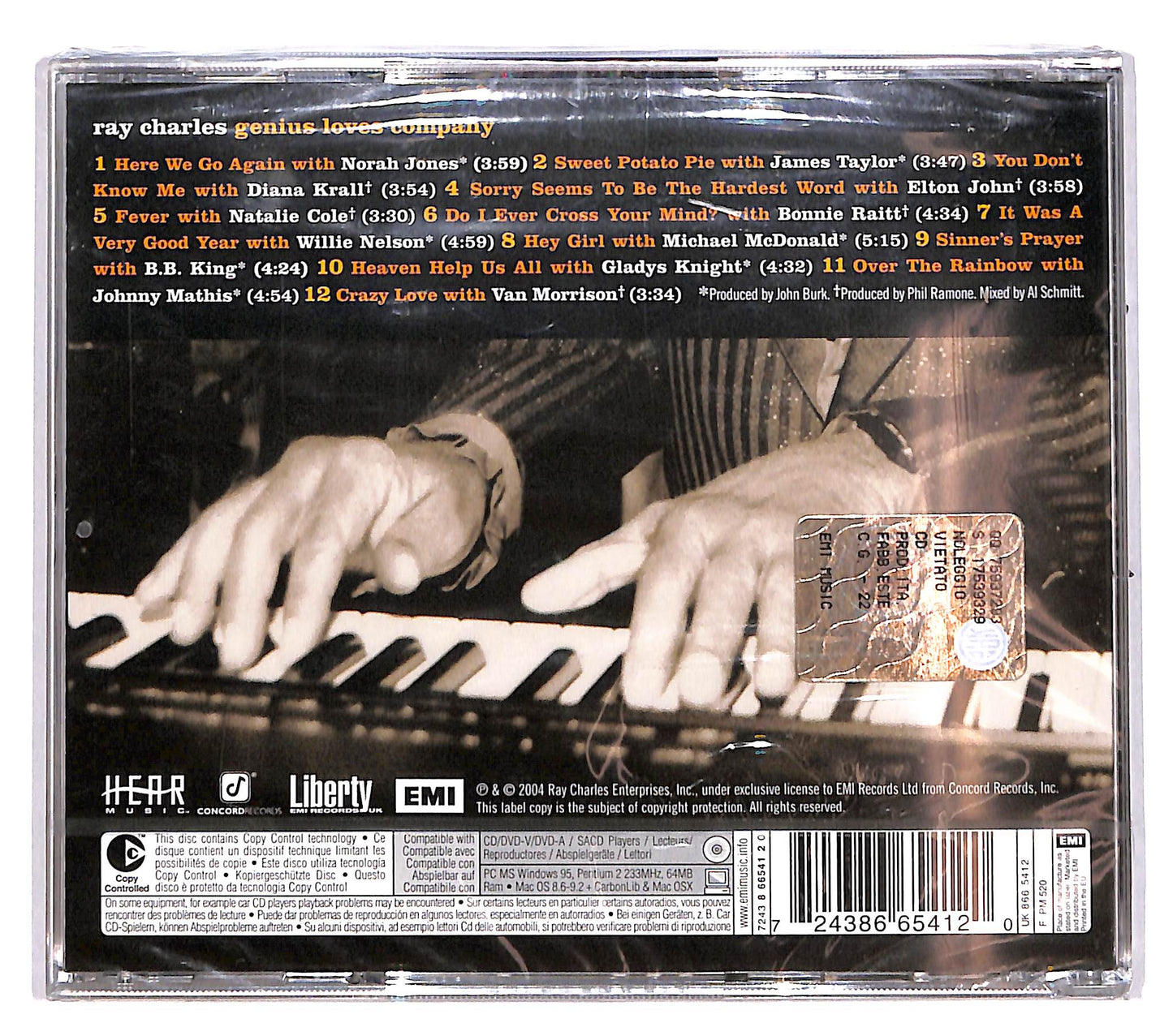 EBOND Ray Charles - Genius Loves Company CD CD039939