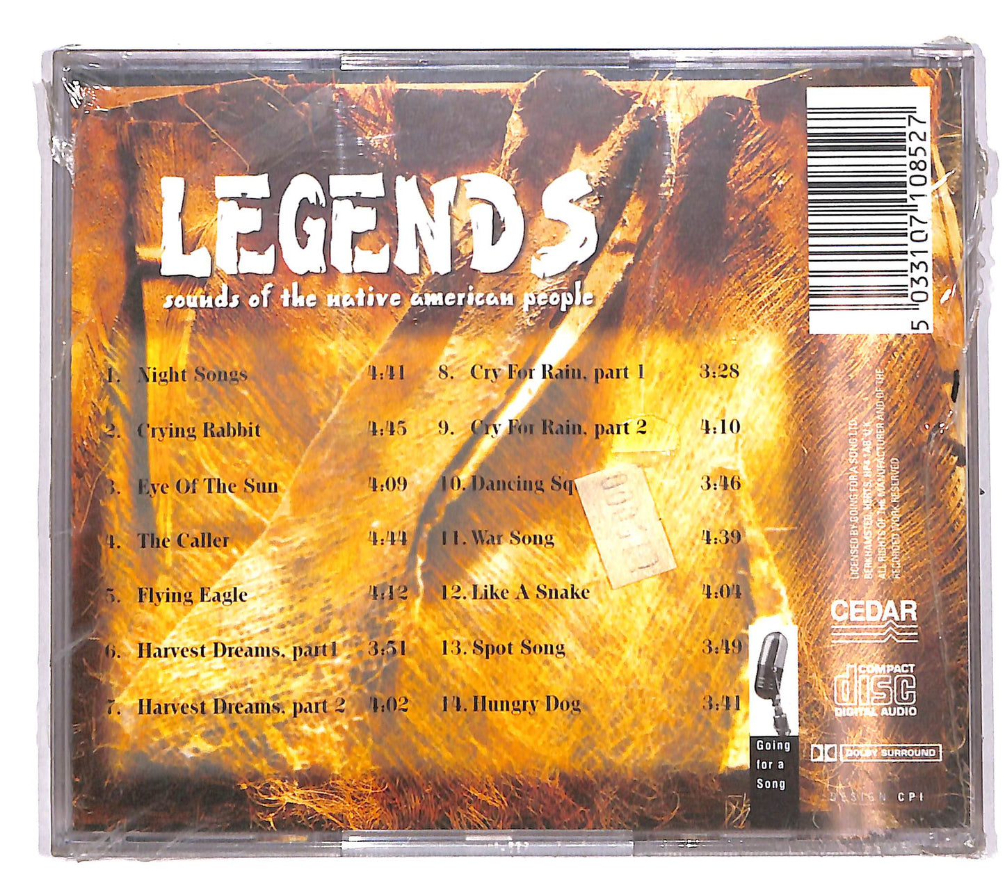 EBOND Legends - Sounds Of The Native American People CD CD039947
