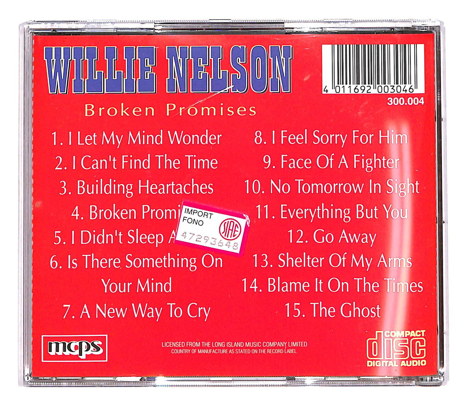 EBOND Willie Nelson - Broken Promises CD CD039949