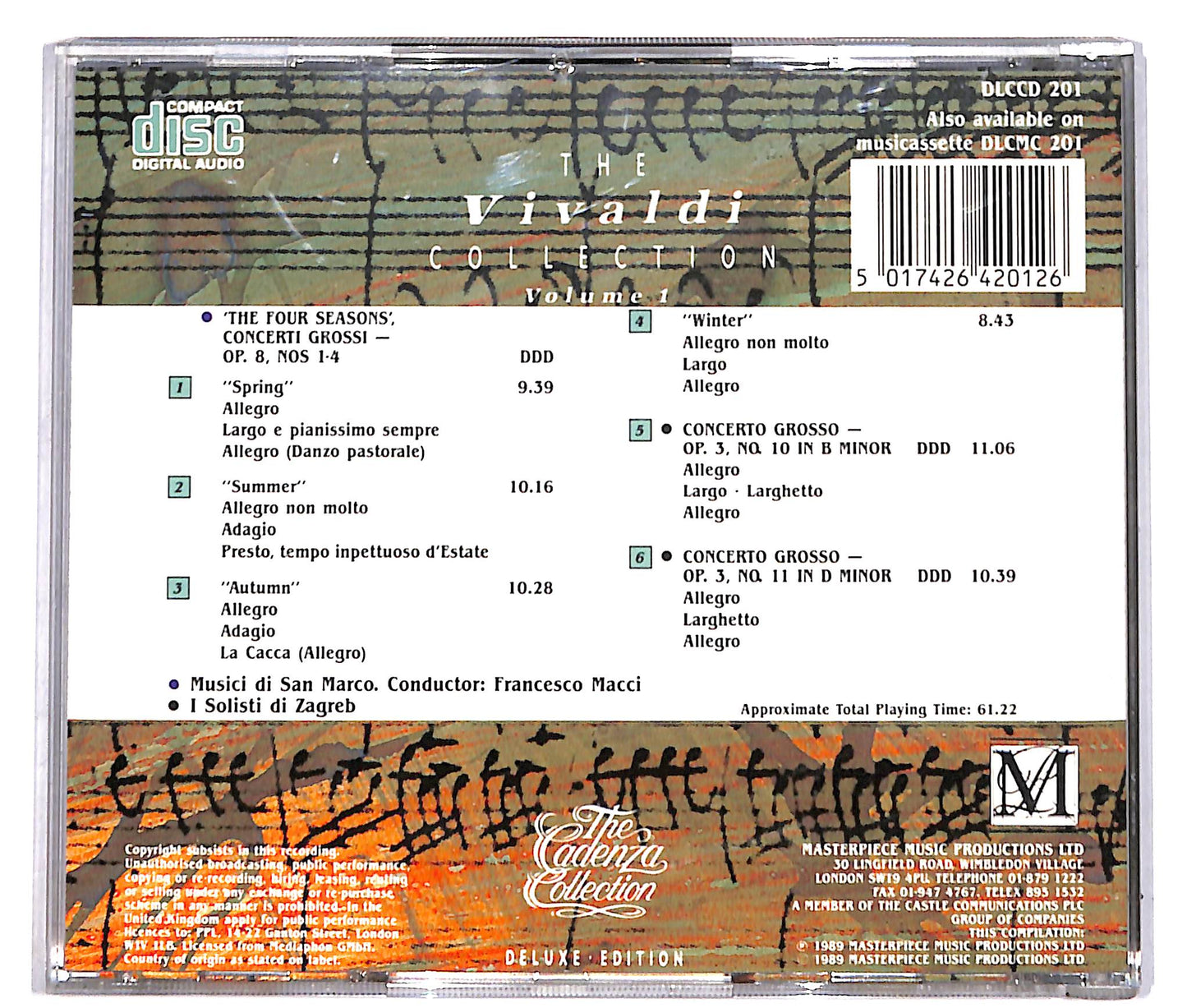 EBOND vivaldi vol. 1 CD CD040011