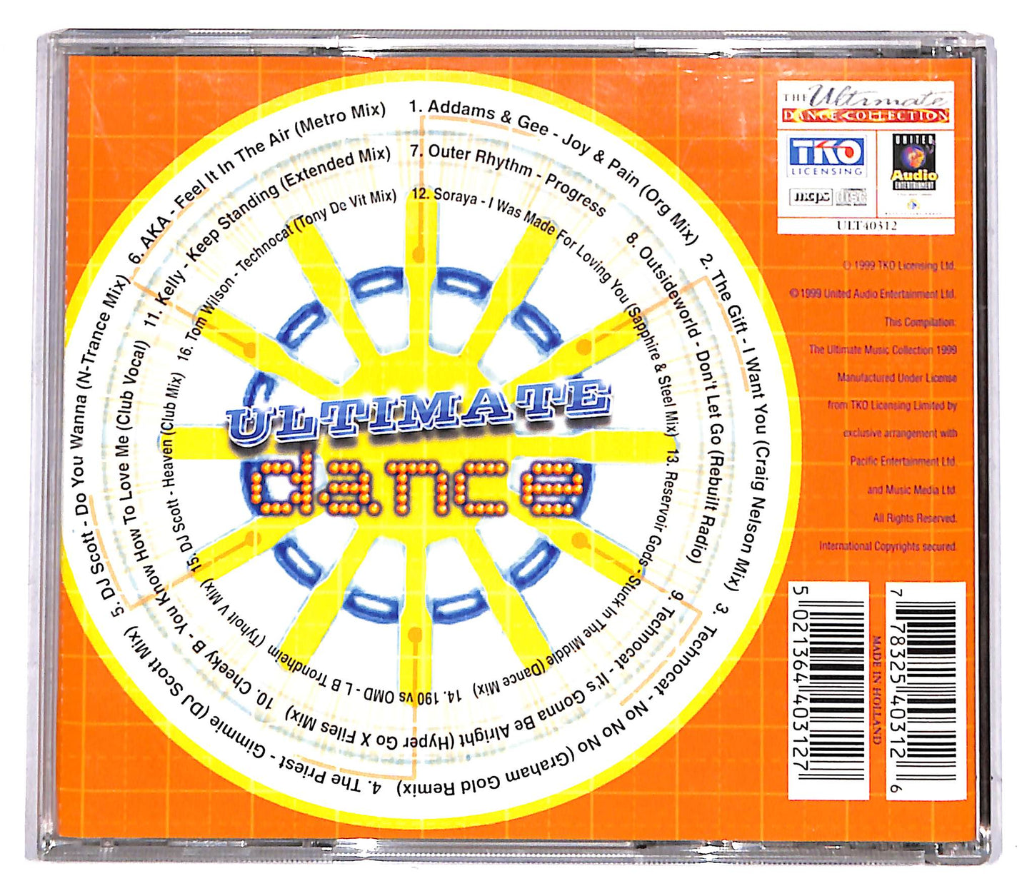 EBOND ultimate dance CD CD040036