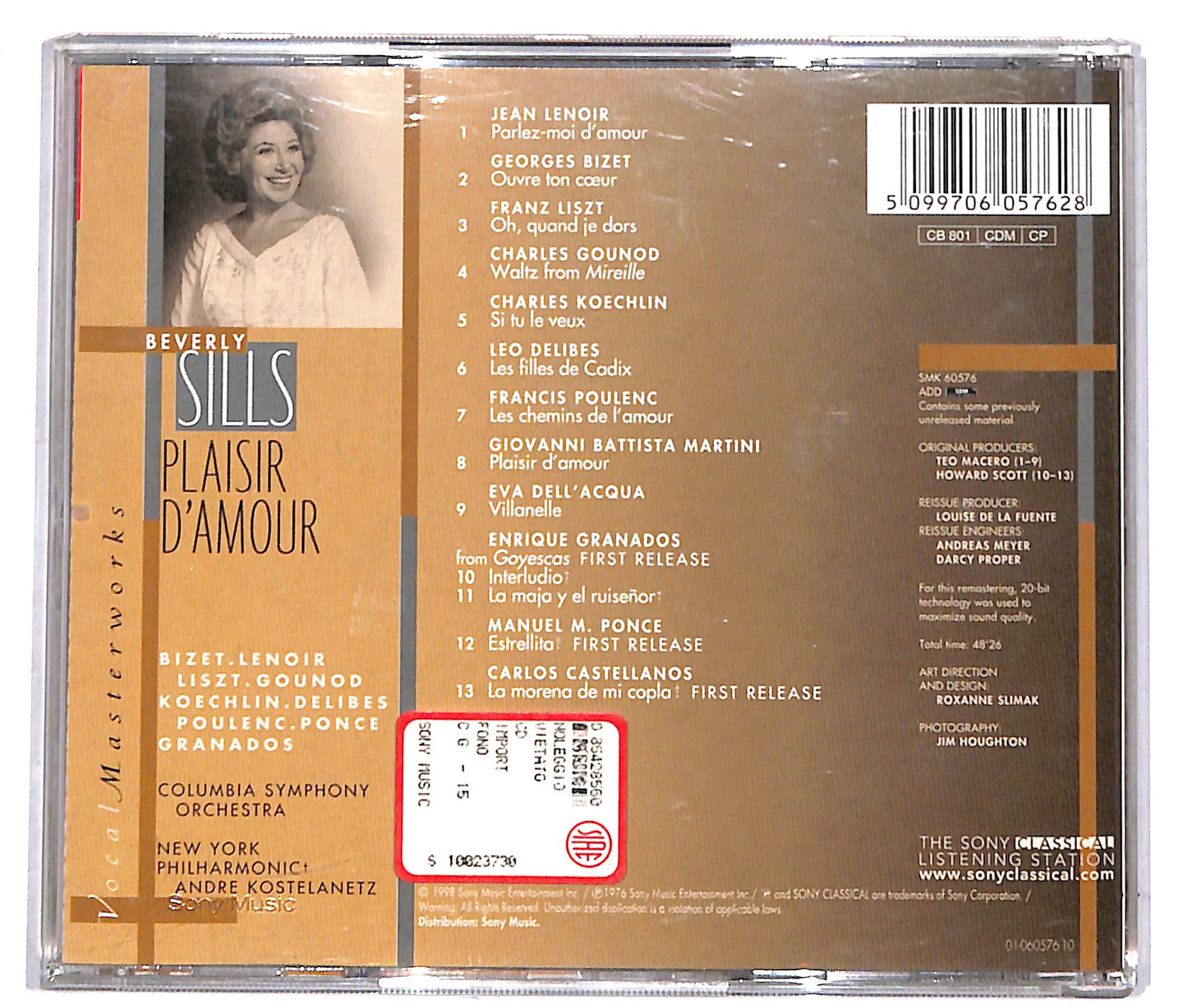 EBOND plaisir d'amour - sills CD CD040038