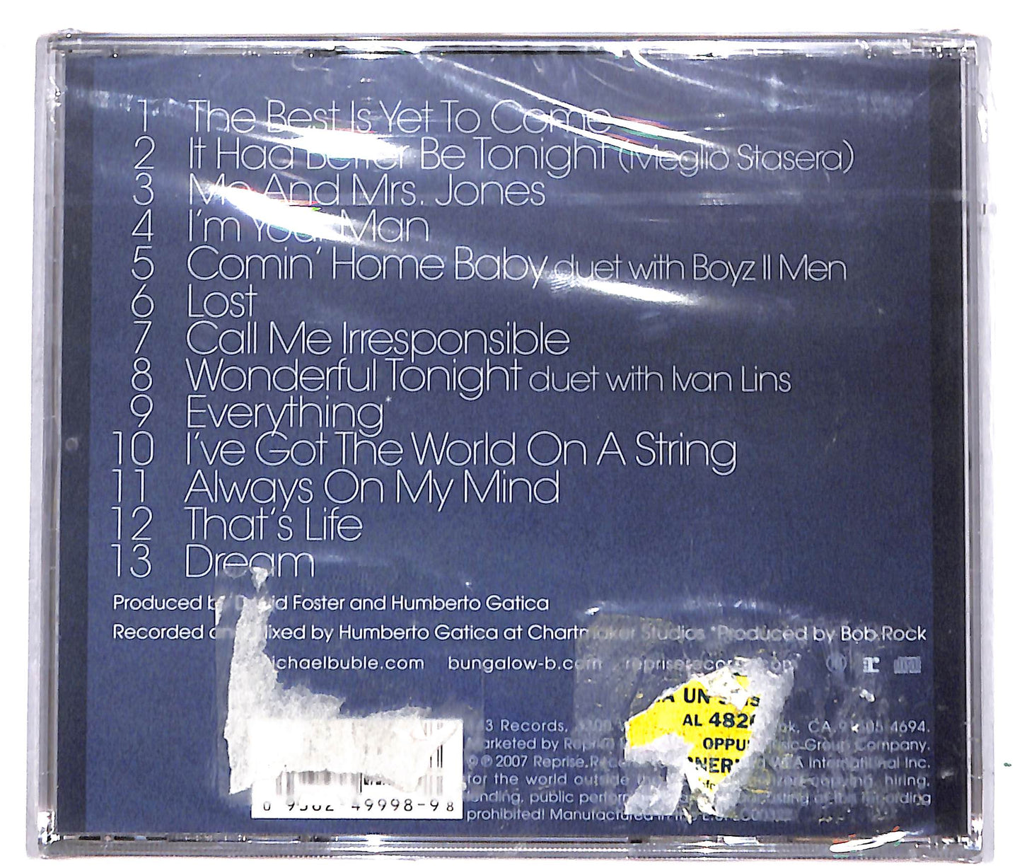 EBOND Call Me Irresponsible CD CD040044