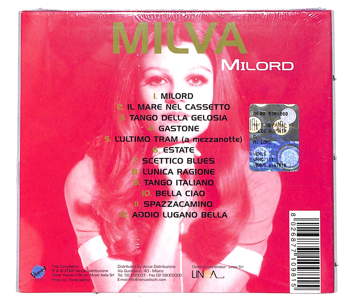 EBOND Milva - Milord CD CD040051