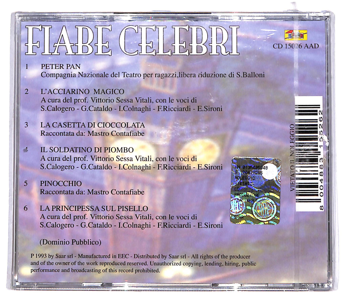 EBOND fiabe celebri CD CD040052