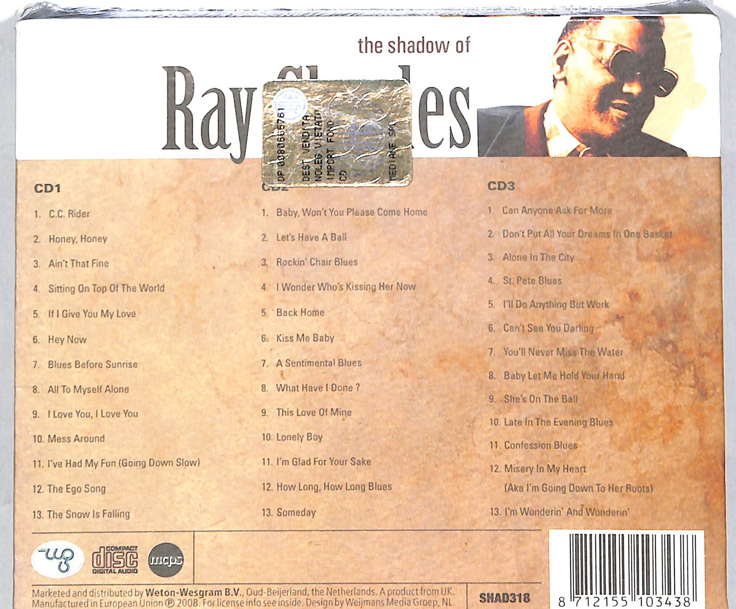 EBOND The Shadow Of Ray Charles 3CD CD040160