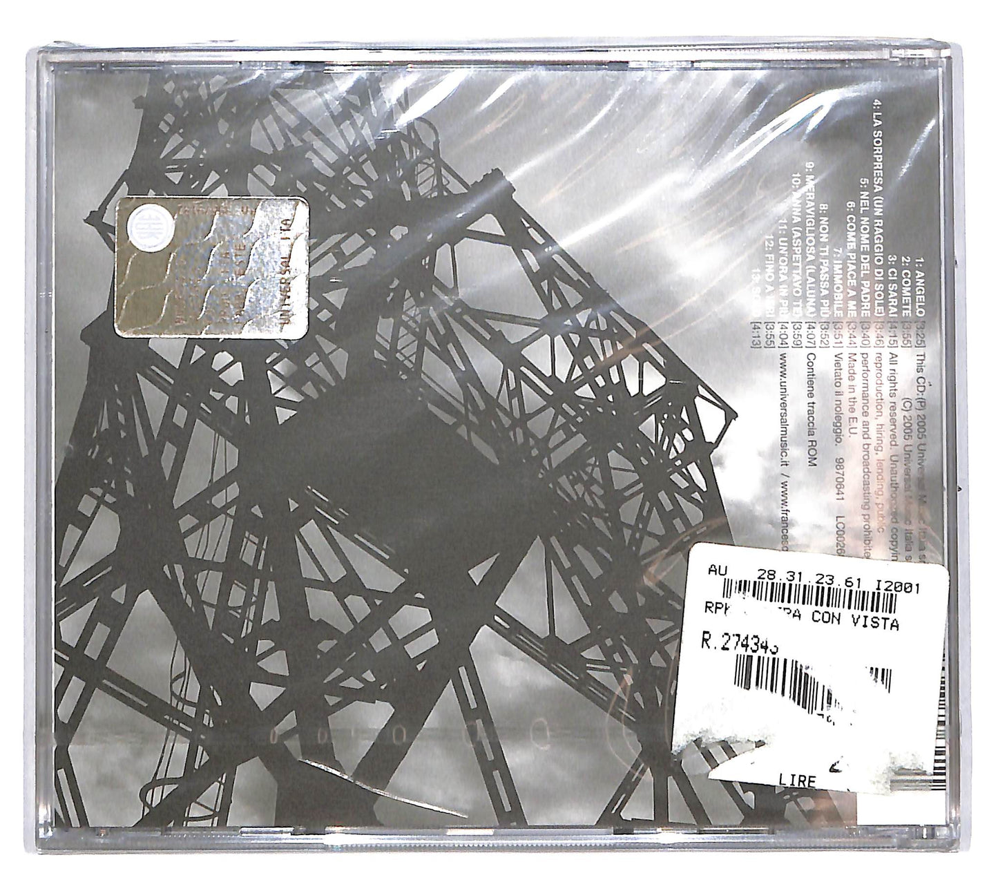 EBOND Francesco Renga - Camere Con Vista CD CD040318