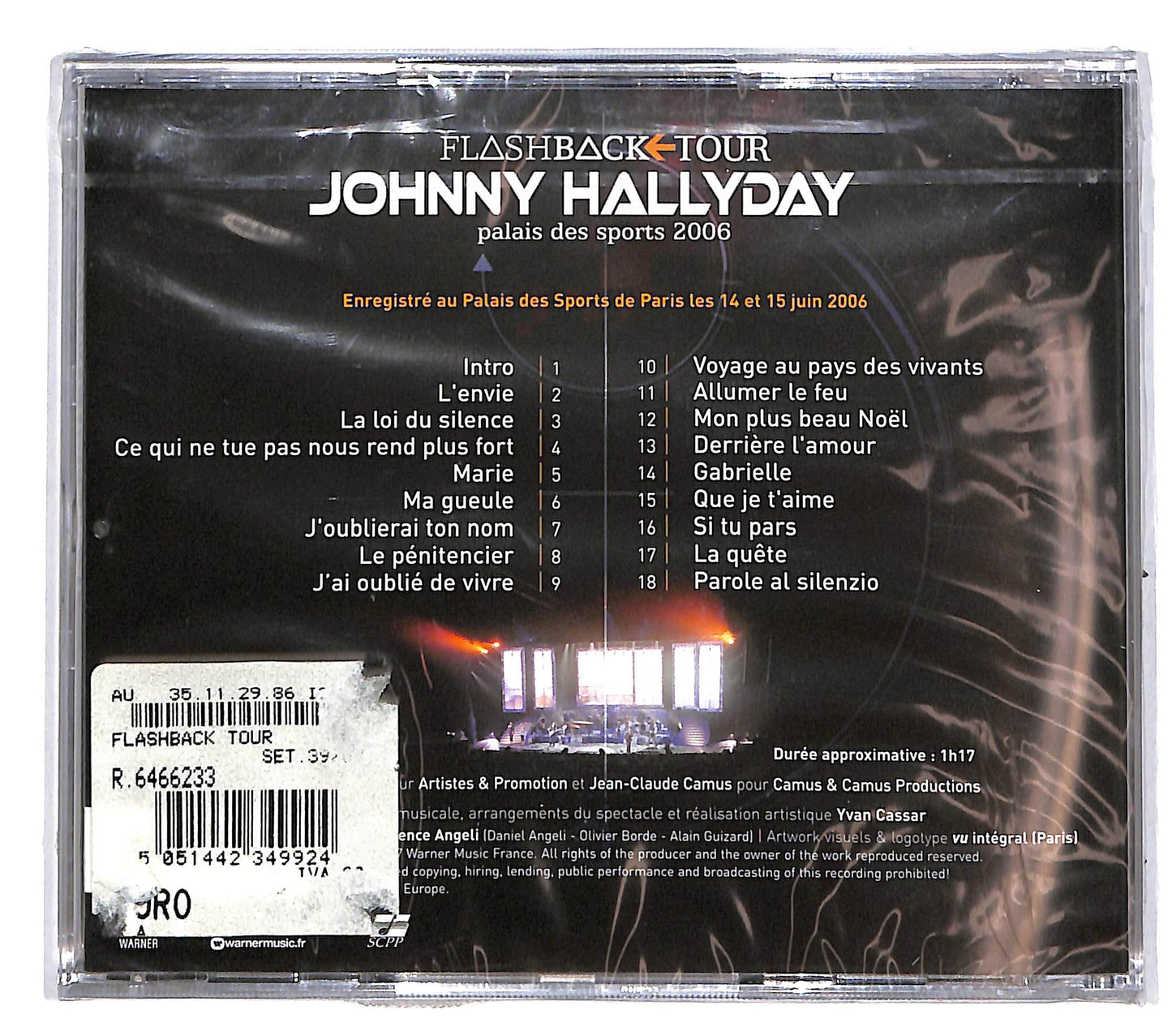 EBOND Johnny Hallyday - Flashback Tour - Palais Des Sports 2006 CD CD040325
